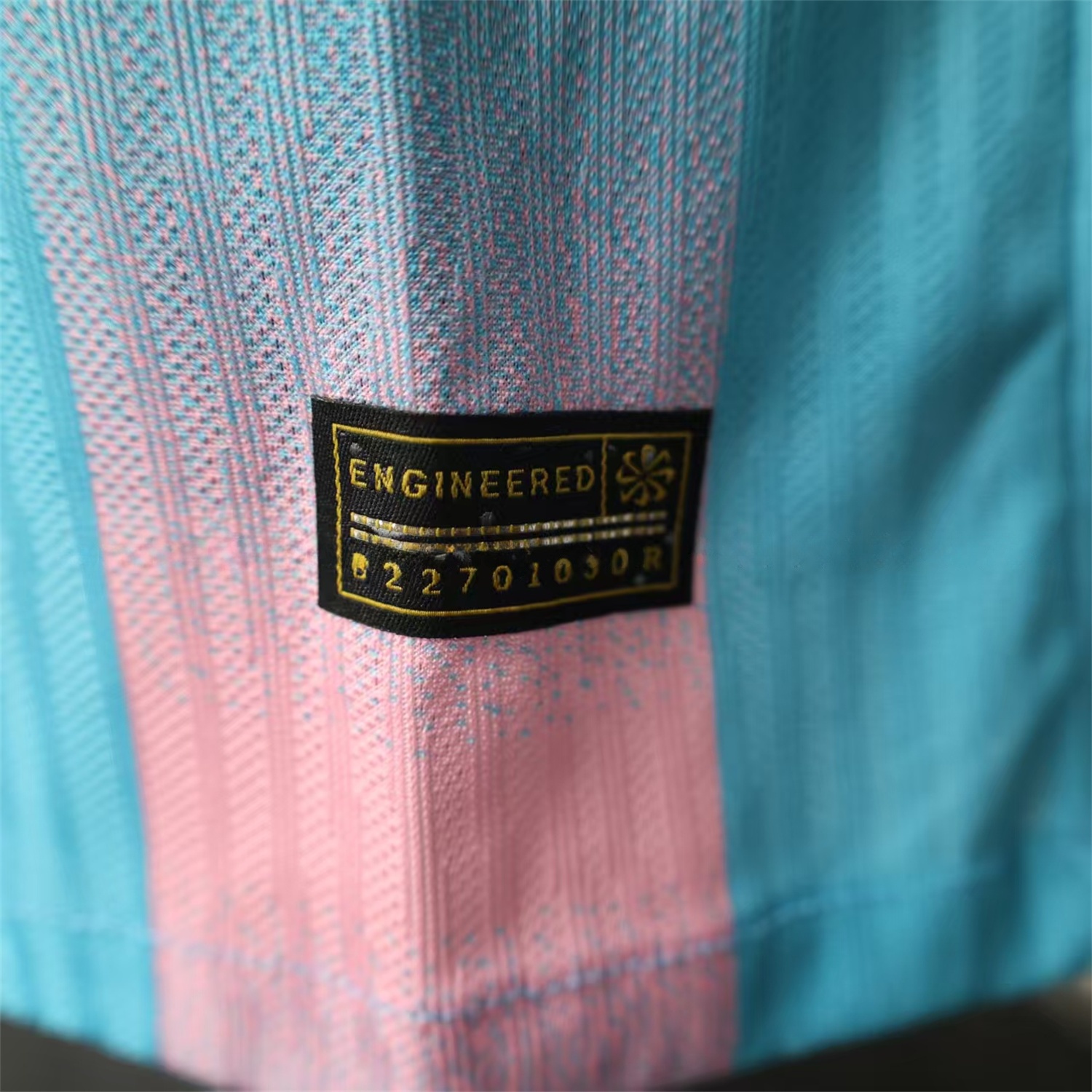 B.A.R.S.A 25-26 Orange Logo Pink & Light Blue Special Jersey - Player Version - Unitedfutballjersey