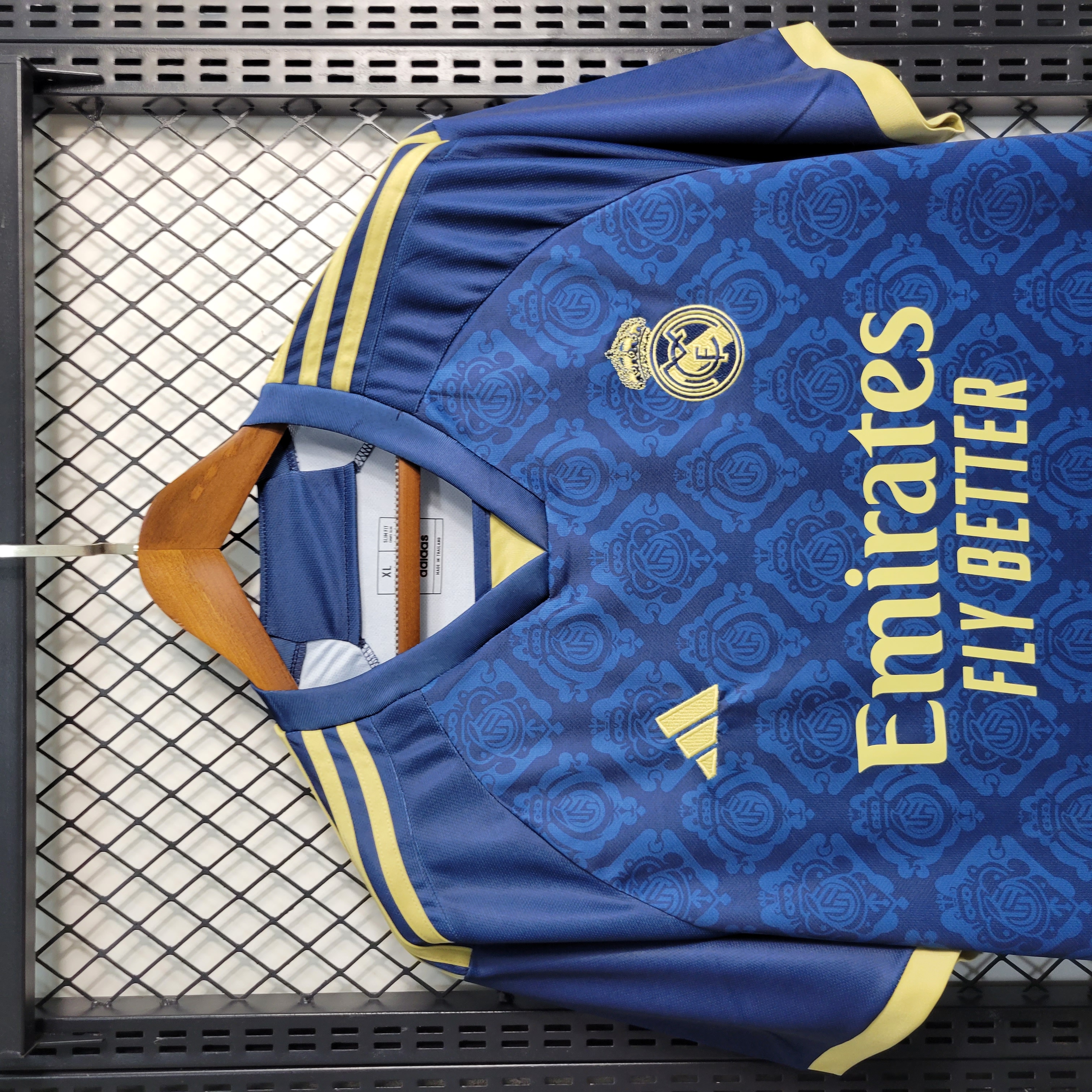 23-24 Real Madrid Blue Jersey - Fans Version - Unitedfutballjersey