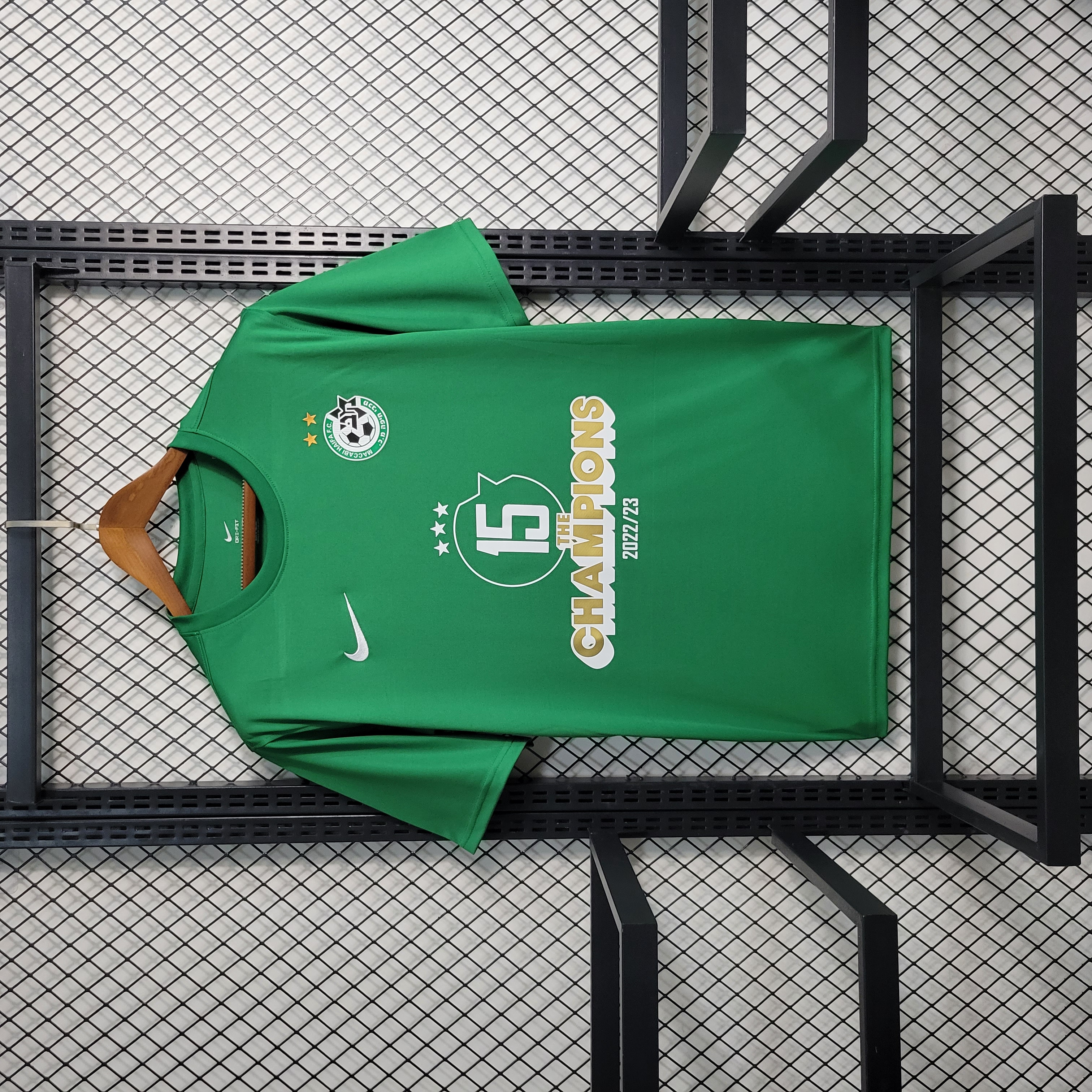 23-24 Maccabi Green Champions Jersey - Unitedfutballjersey