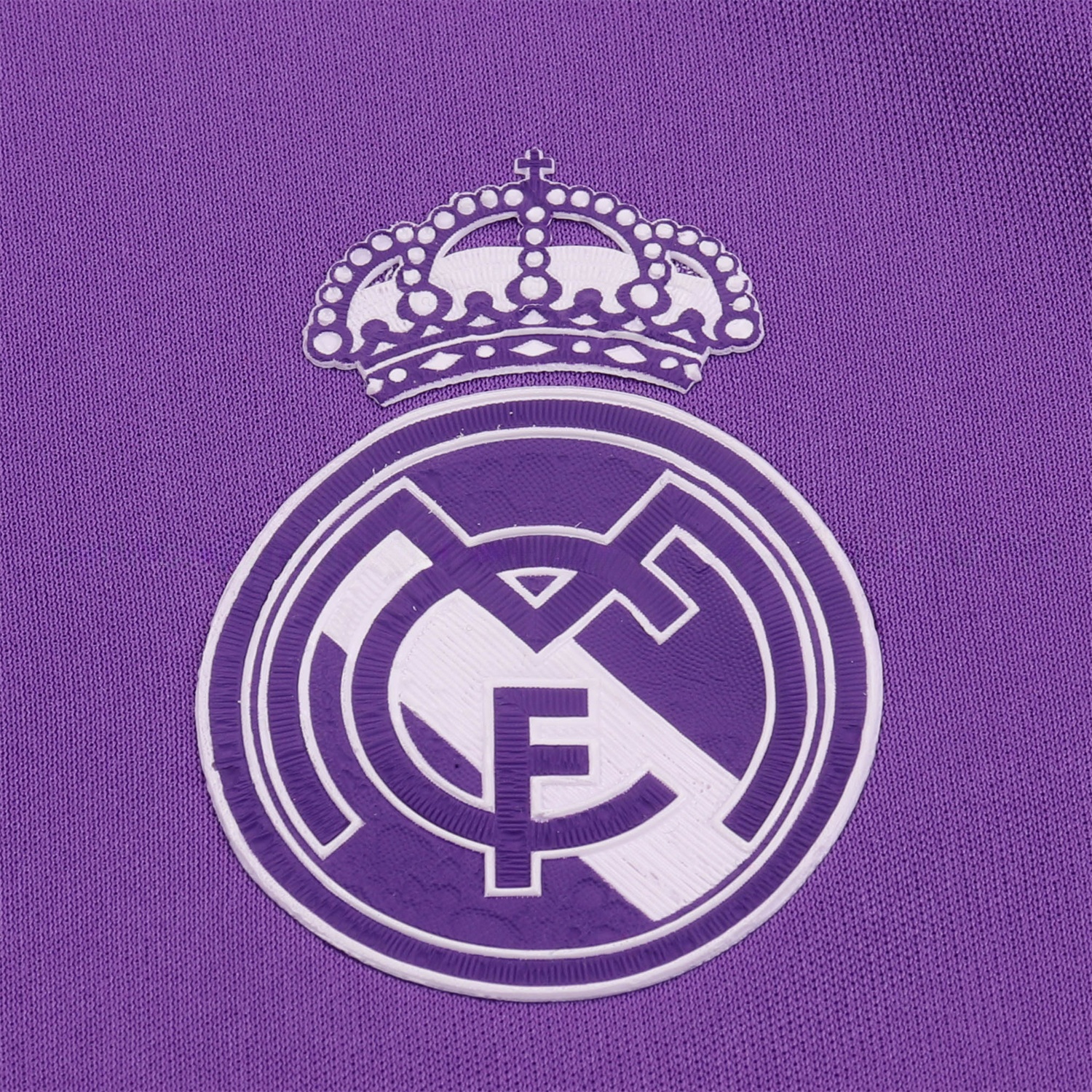 Retro Real Madrid 16-17 Away Purple Long Sleeves Kids Kit - Unitedfutballjersey
