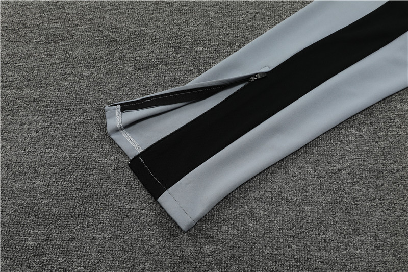 Paris Saint-Germain PSG 23-24 Kids Long Sleeve Training Set Light Gray - Unitedfutballjersey