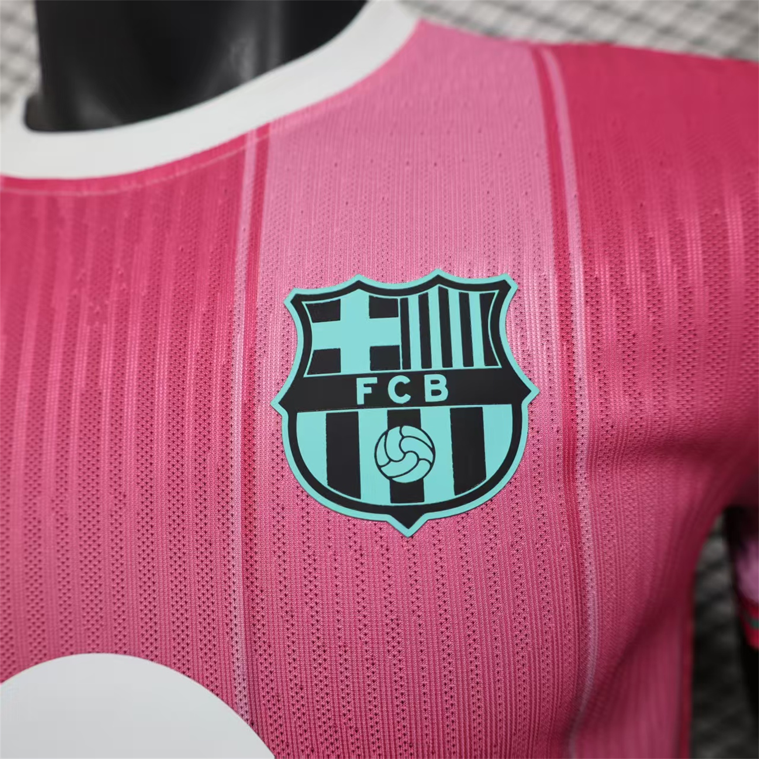 Barcelona 25-26 Pink And Cyan Special Jersey - Player Version - Unitedfutballjersey
