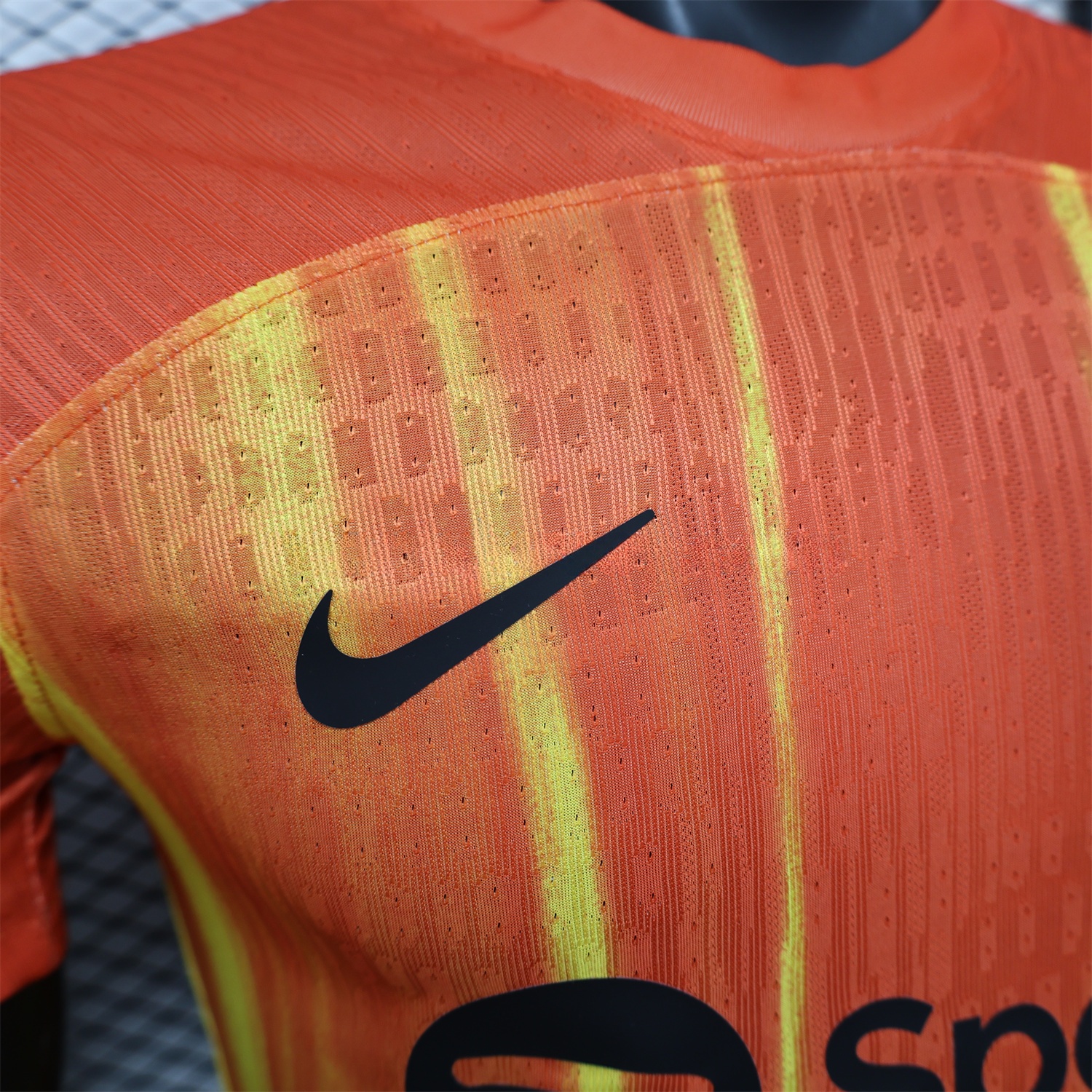 B.A.R.S.A 25-26 Spotify Orange & Yellow Special Jersey - Player Version - Unitedfutballjersey