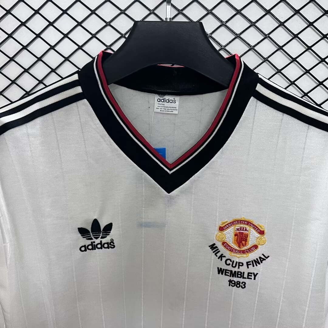Manchester United Retro 82-84 Away Long Sleeve Jersey League Cup Final - Unitedfutballjersey