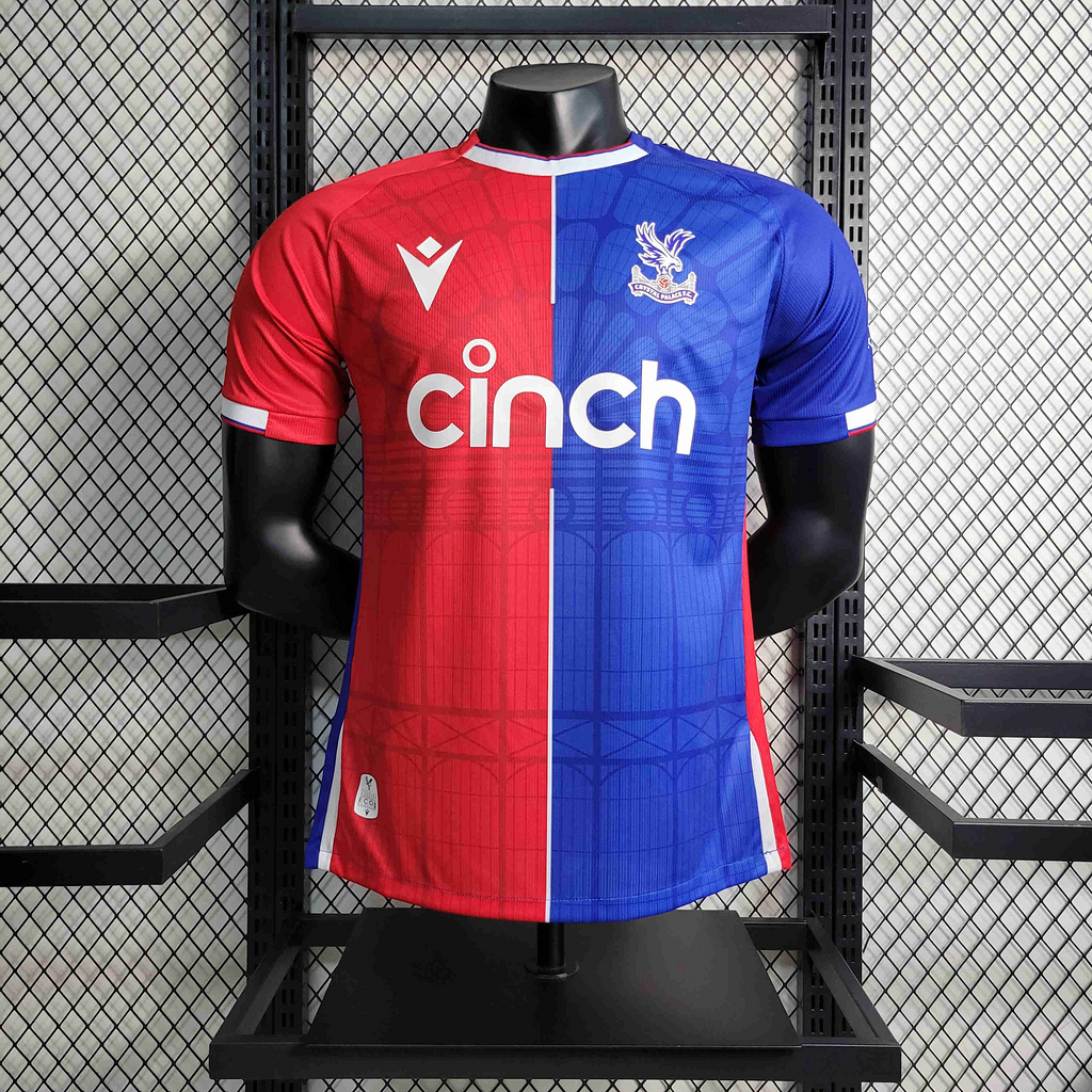 23-24 Crystal Palace Home Jersey - Player Version - Unitedfutballjersey
