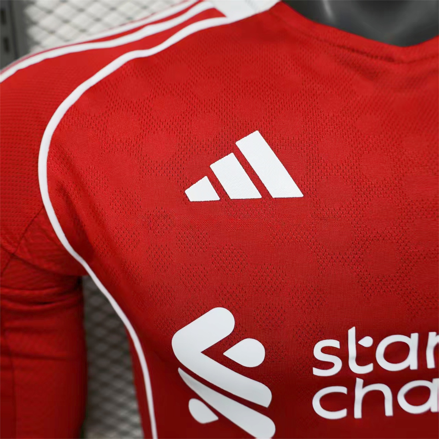 Liver.pool 25-26 Home Long Sleeves Jersey - Player Version - Unitedfutballjersey