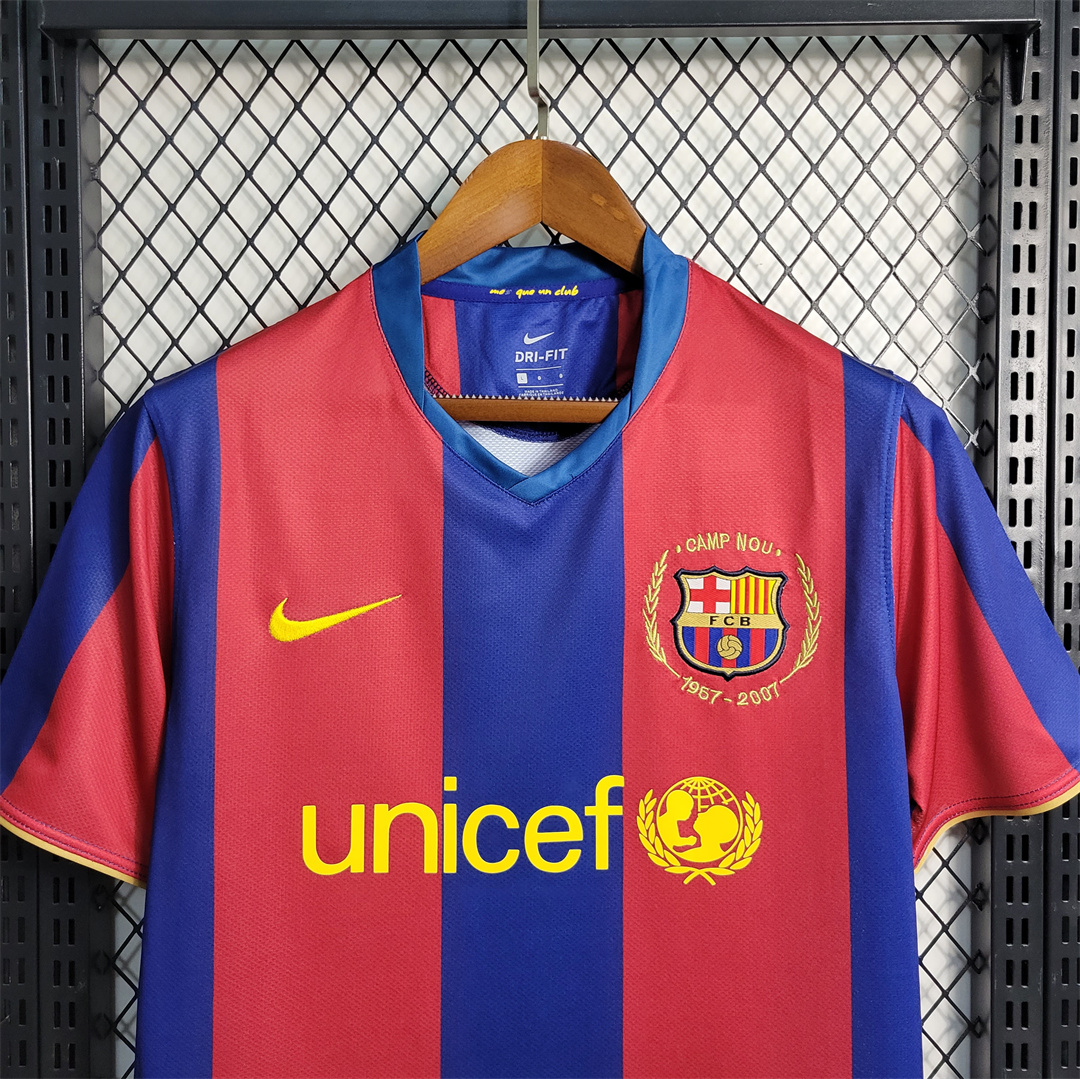 B.A.R.S.A Retro 07-08 Home Stadium Jersey - Unitedfutballjersey