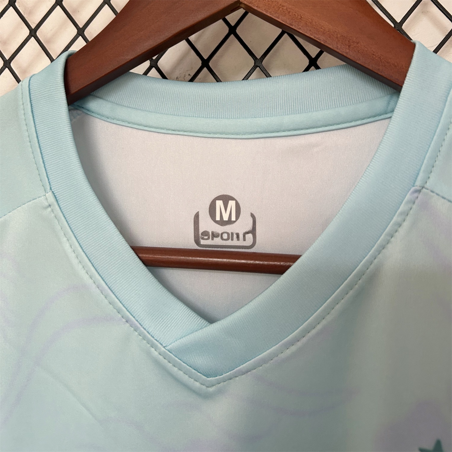 Algeria 25-26 Blue Green Gradient Auspicious Cloud Pattern Special Jersey - Fans Version - Unitedfutballjersey