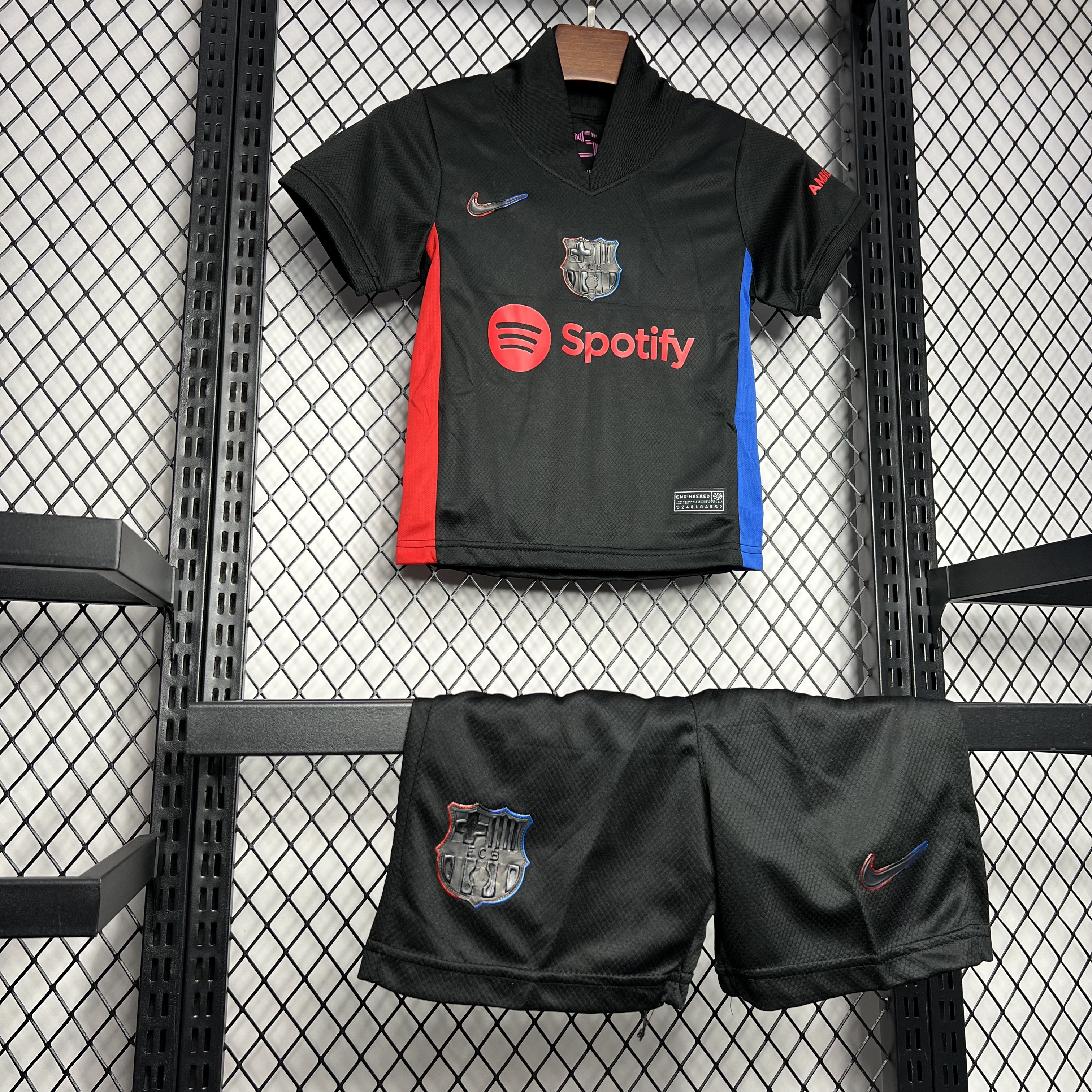 B.A.R.S.A 24-25 Away Kids Kit - Unitedfutballjersey