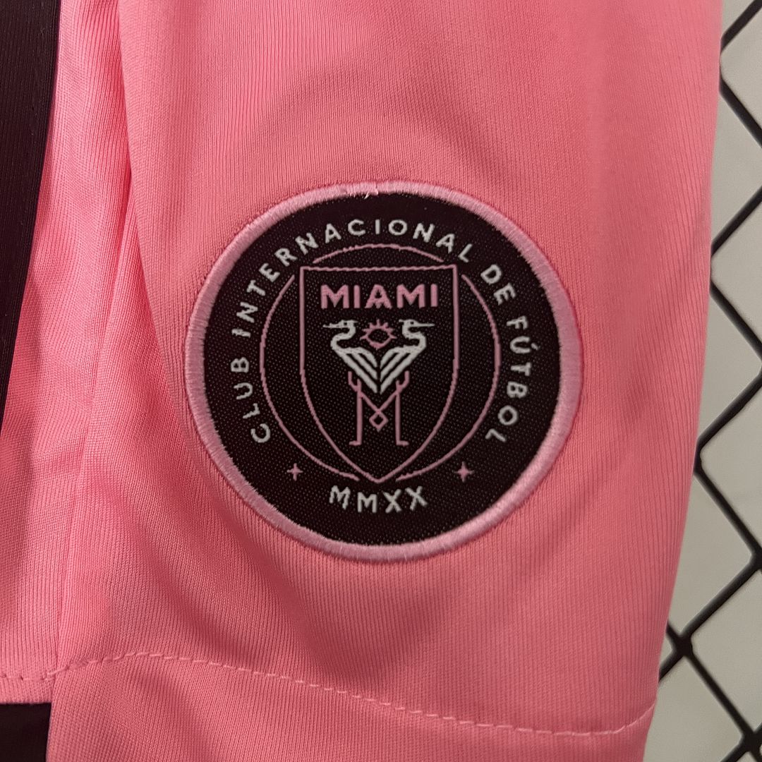 Inter Miami 2024 Home Stadium Kids Kit - Unitedfutballjersey