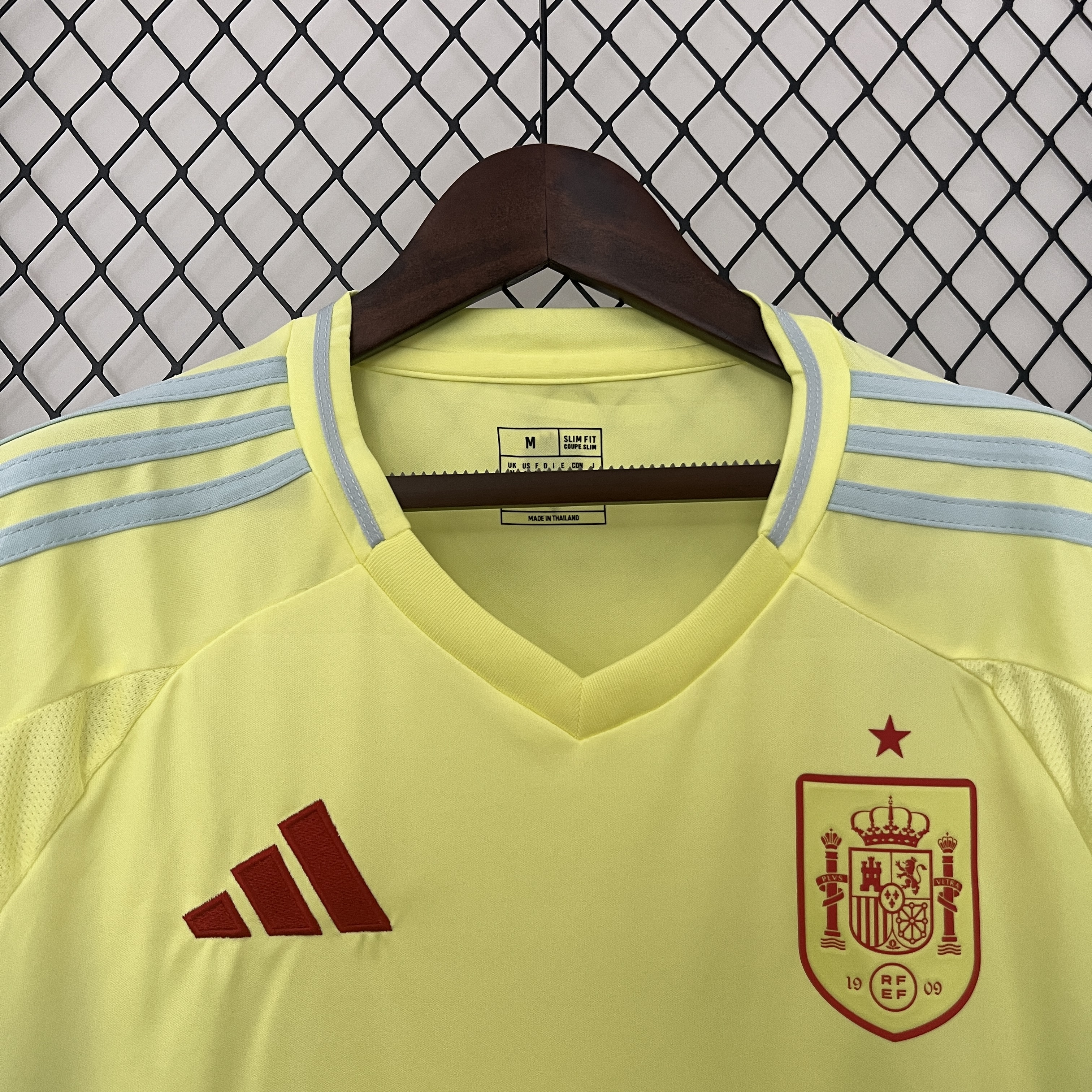 Spain 2024 Away Stadium Jersey - Fans Version - Unitedfutballjersey