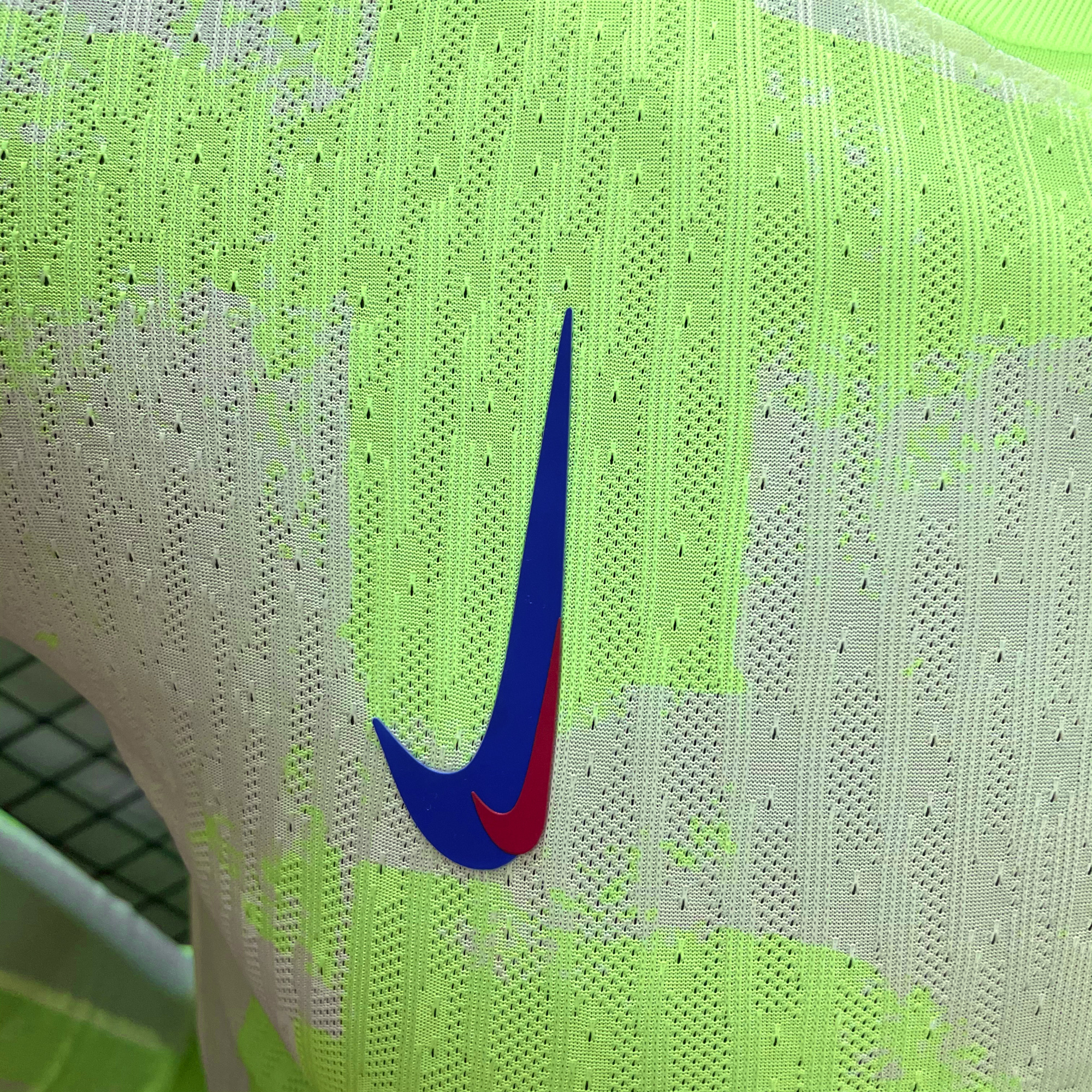 Barcelona 24-25 Third Long Sleeve Jersey with Big Logo - Player Version - Unitedfutballjersey