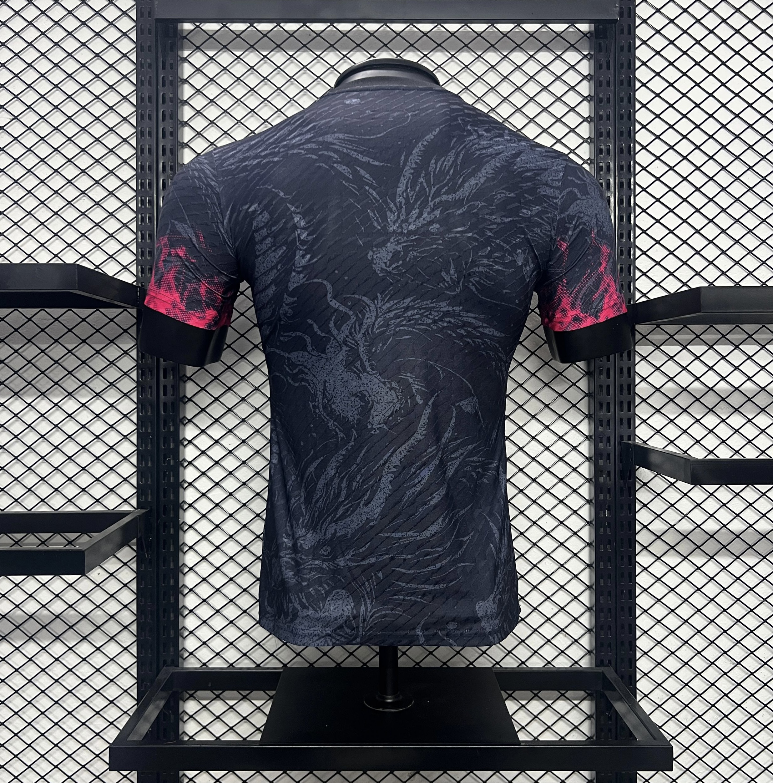 Real Madrid 24-25 Red Dragon Special Edition Black Jersey - Player Version - Unitedfutballjersey