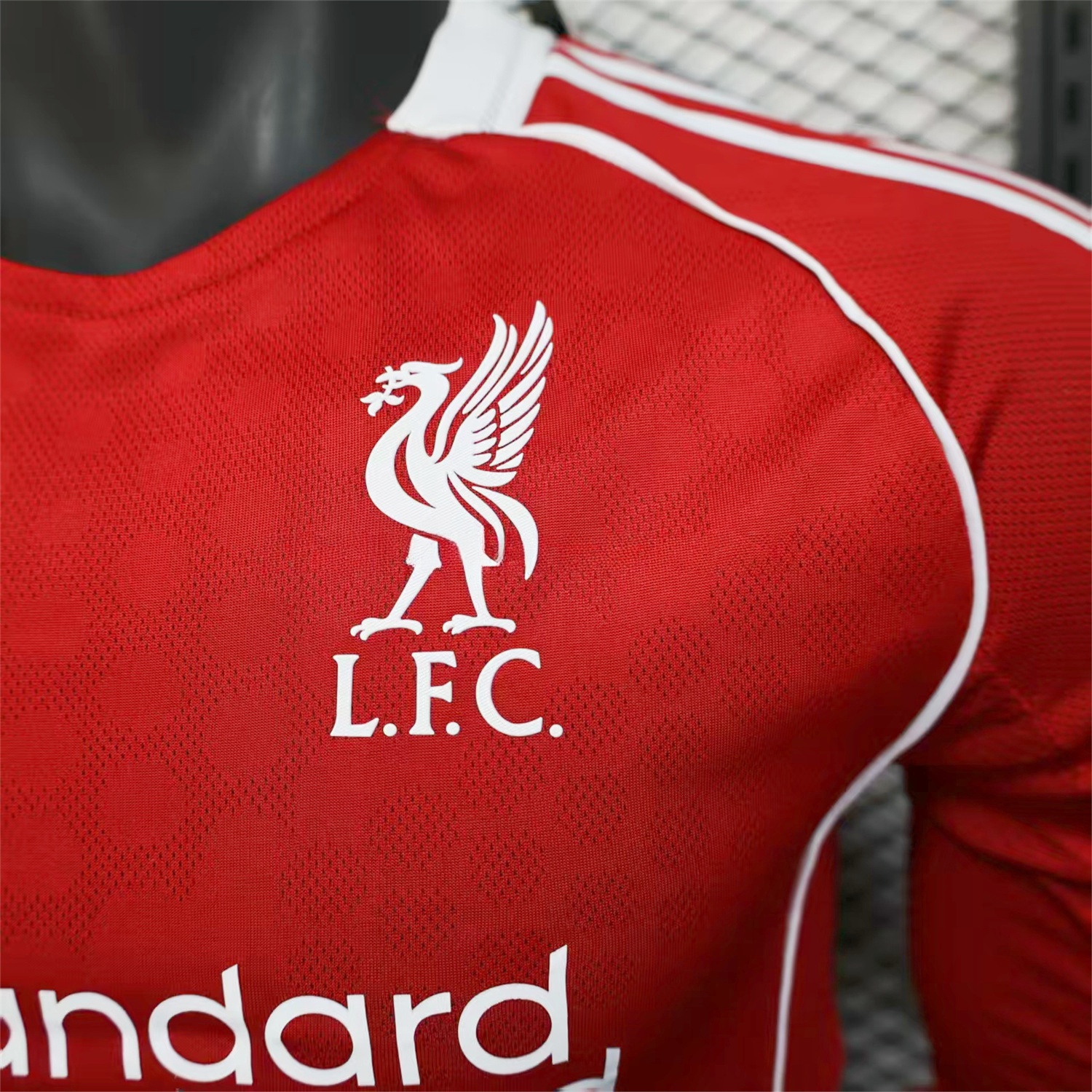 Liver.pool 25-26 Home Long Sleeves Jersey - Player Version - Unitedfutballjersey