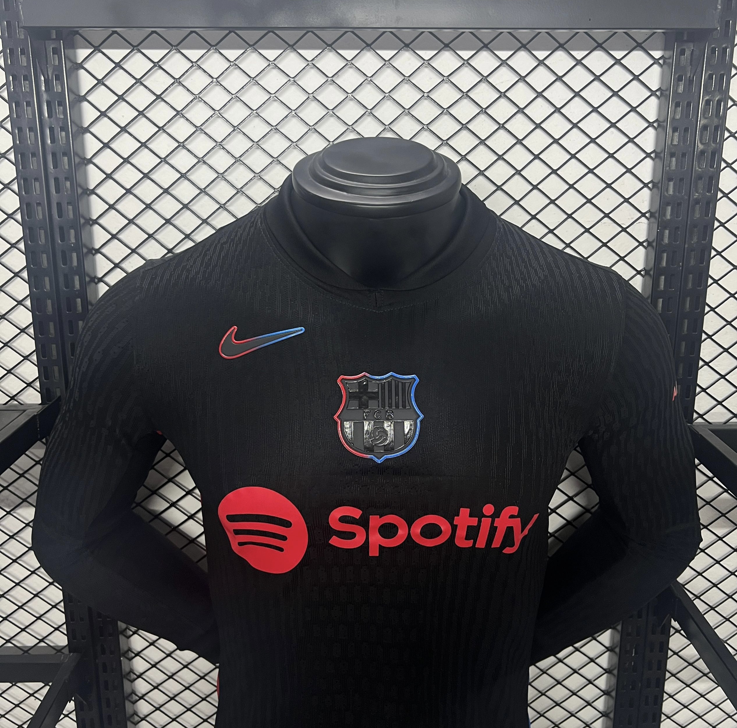 B.A.R.S.A 24-25 Away Long Sleeve Jersey - Player Version - Unitedfutballjersey