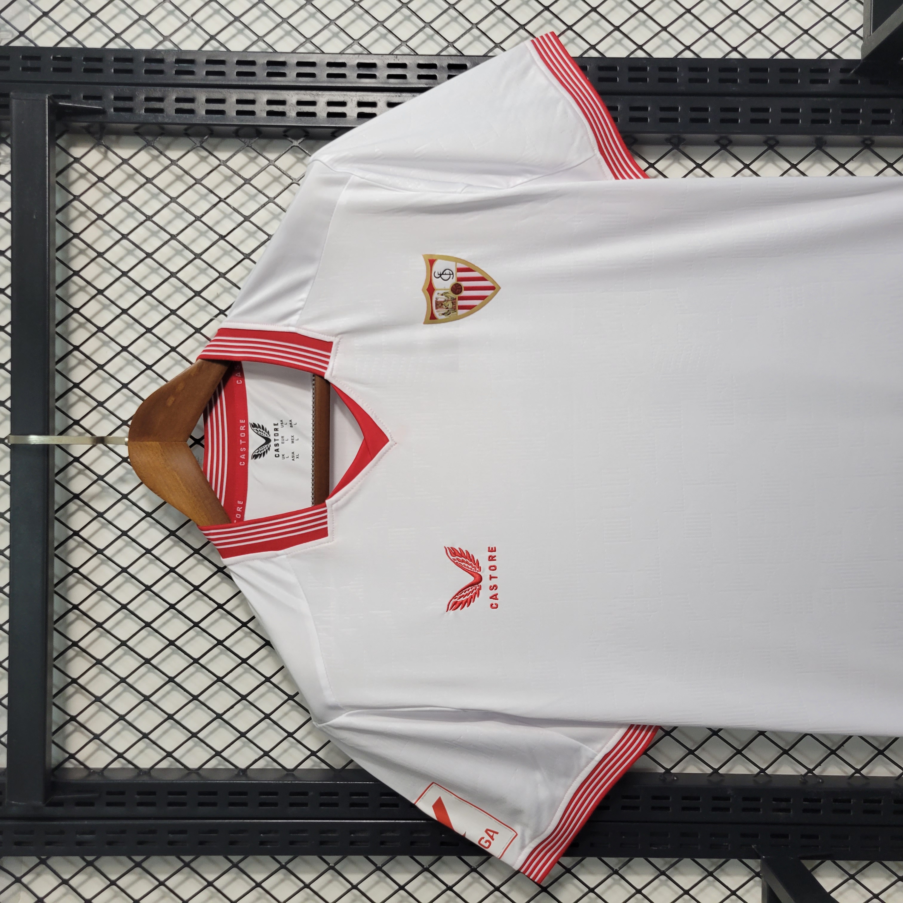 Sevilla 23-24 Home Stadium Jersey - Fans Version - Unitedfutballjersey