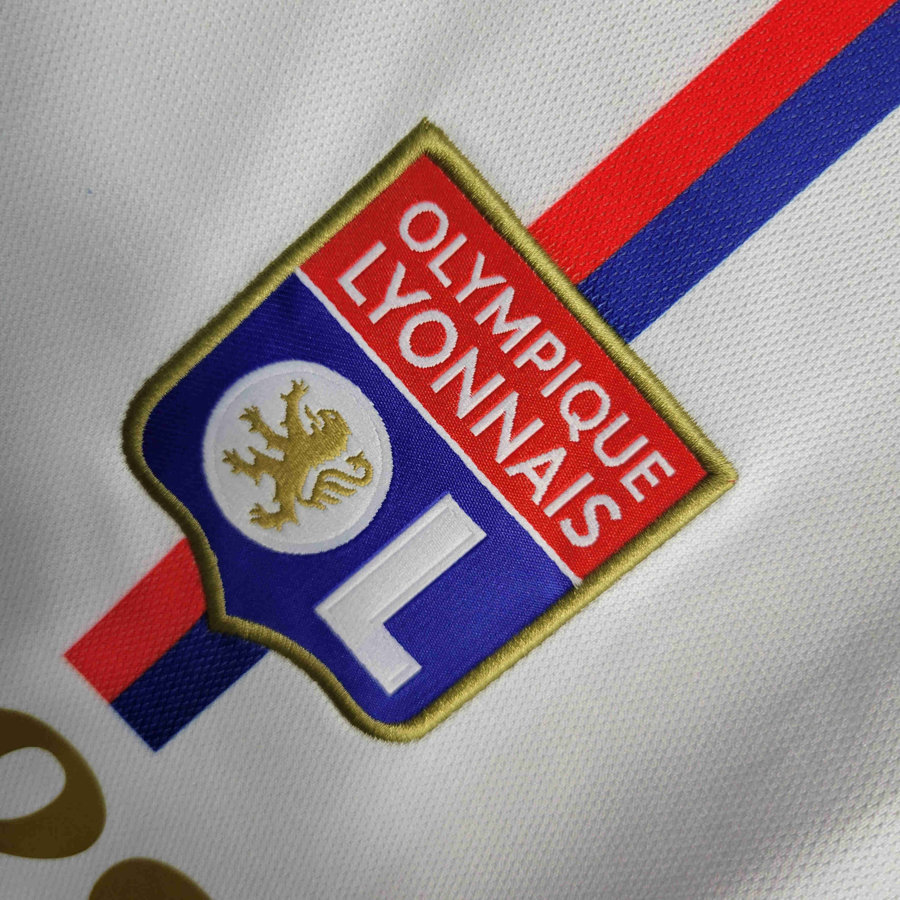 Lyon 23/24 Home Jersey - Fans Version - Unitedfutballjersey