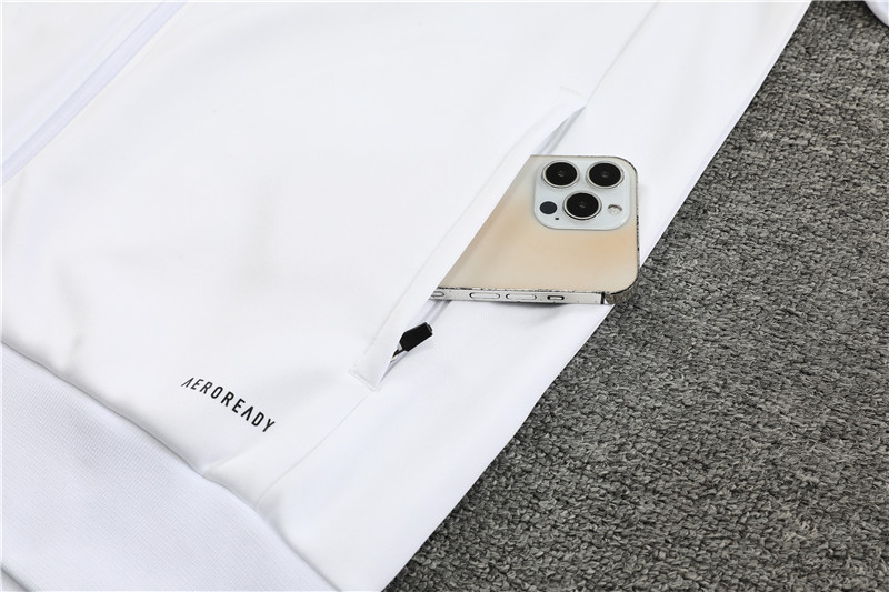 Real Madrid 23-24 Jacket Training Tracksuit - White - Unitedfutballjersey