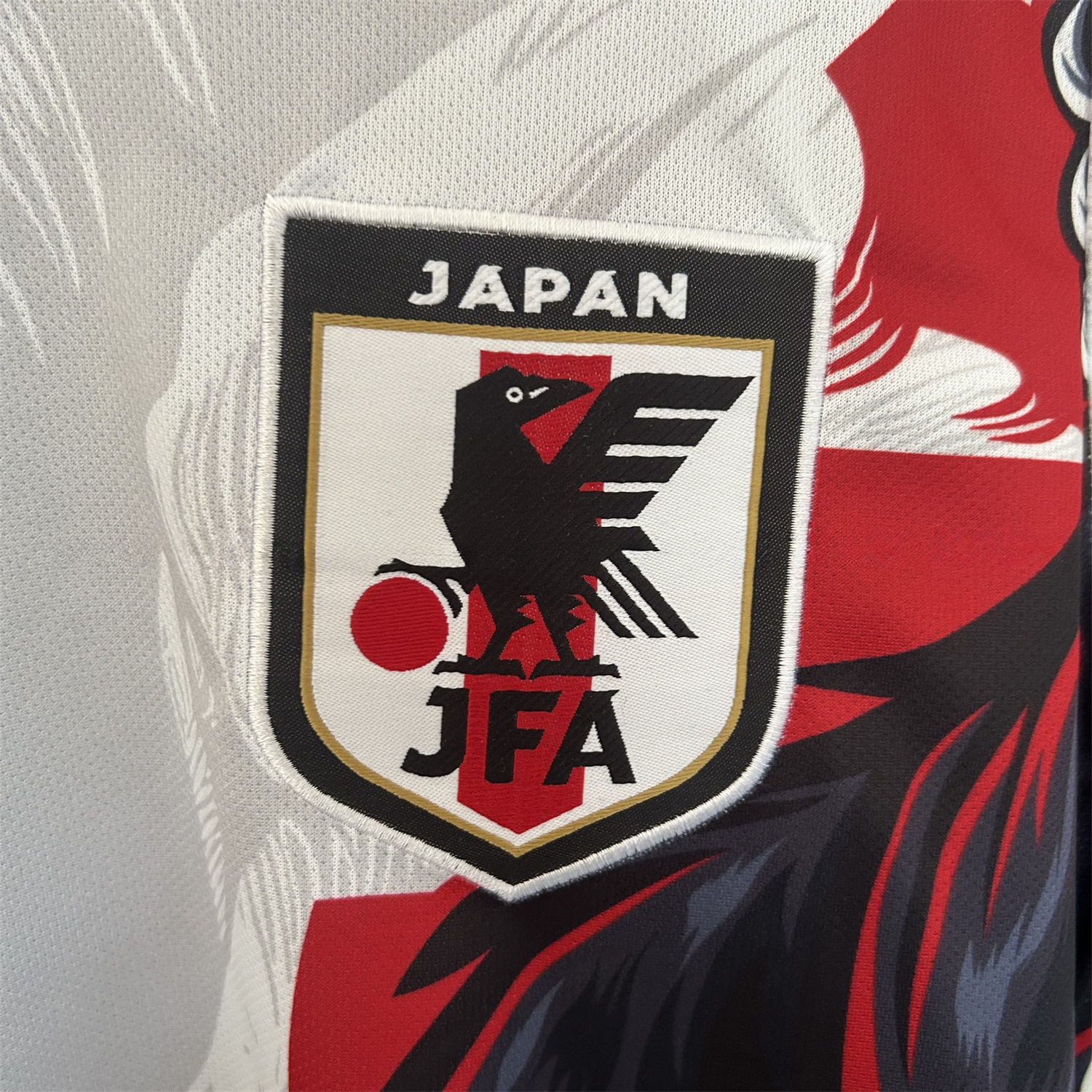 Japan 25-26 Black Wolf Fur White Special Jersey - Fans Version - Unitedfutballjersey