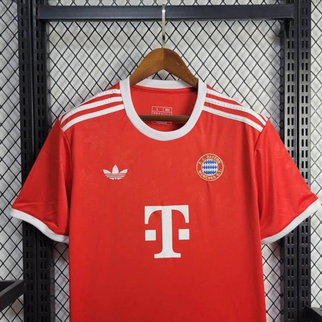 Bayern Munich 24-25 Red Training Jersey - Fans Version - Unitedfutballjersey
