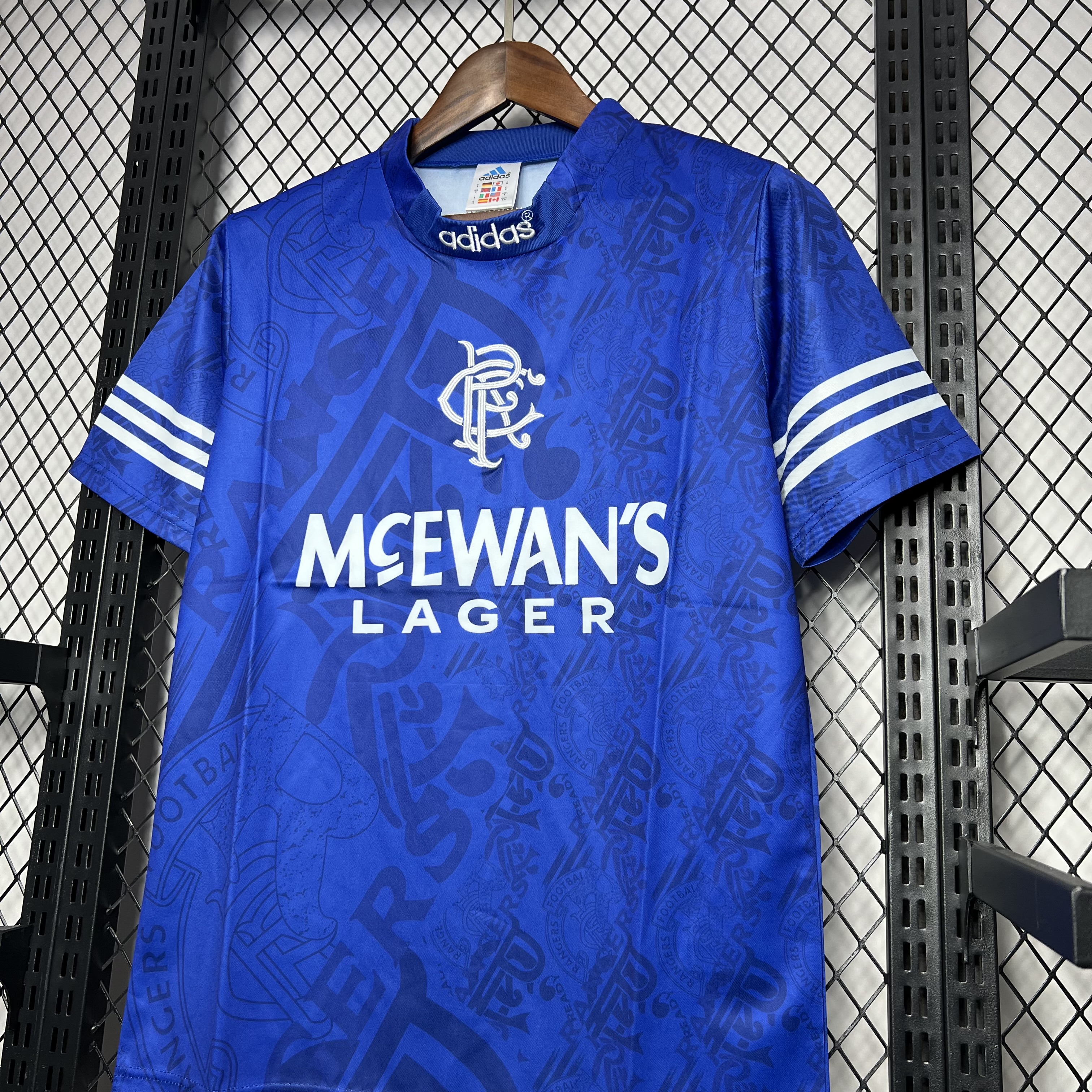 Retro Glasgow Rangers 1994-96 Home Stadium Jersey - Unitedfutballjersey