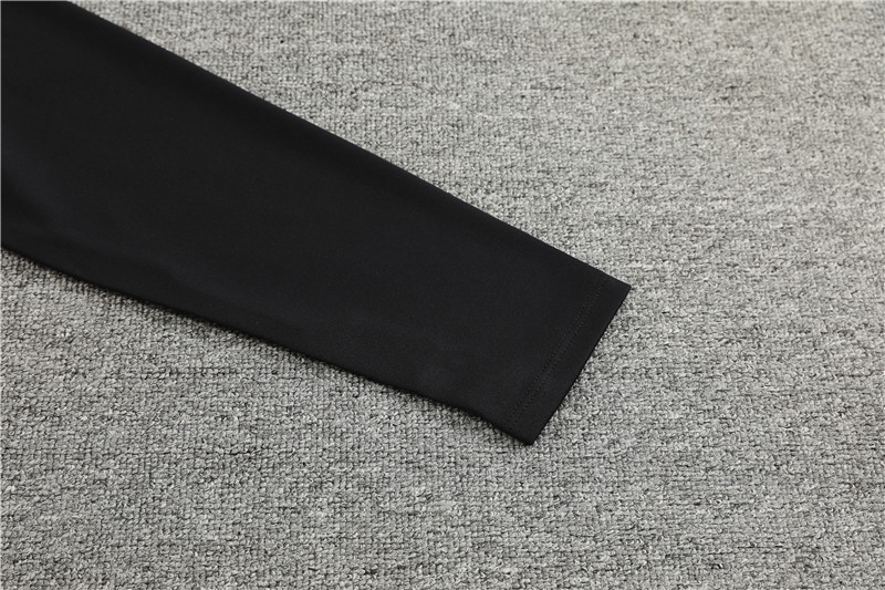 AC Milan 23-24 Kids Long Sleeve Training Set Black and Red - Unitedfutballjersey