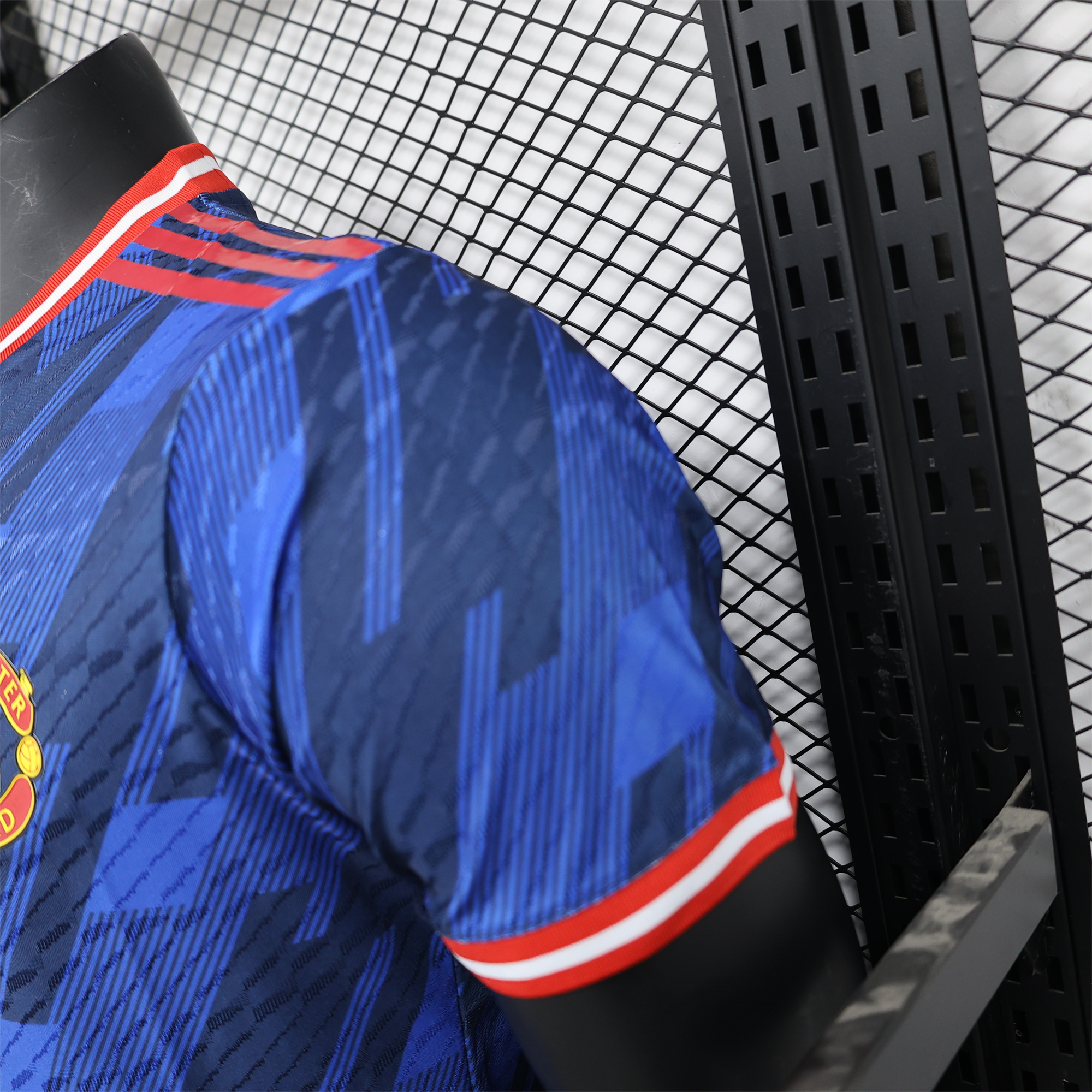 Manchester United 24-25 Blue Stripe Special Edition Jersey - Player Version - Unitedfutballjersey