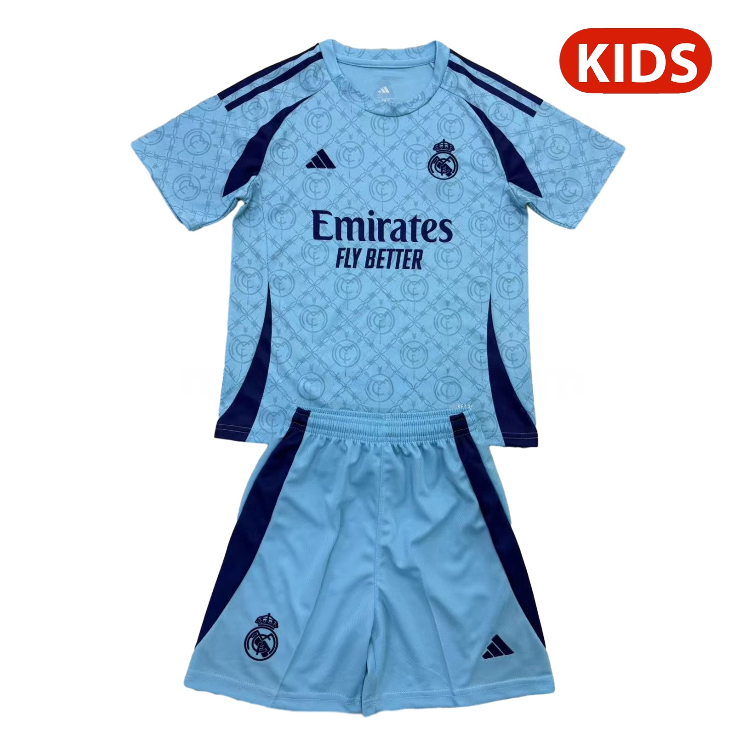 Real Madrid 25-26 Blue Concept Kids Kit - Unitedfutballjersey