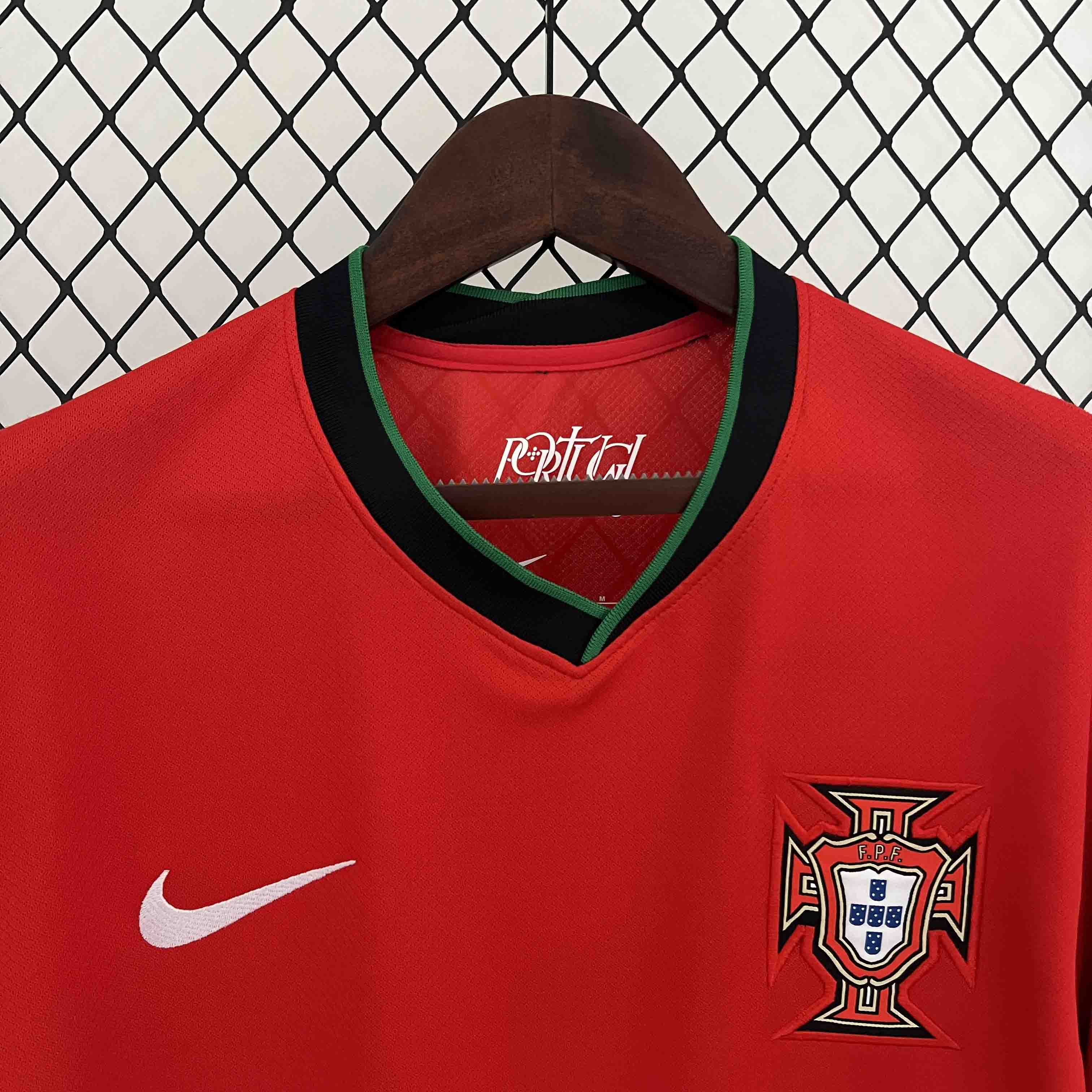 Portugal 2024 Home Stadium Jersey - Fans Version - Unitedfutballjersey