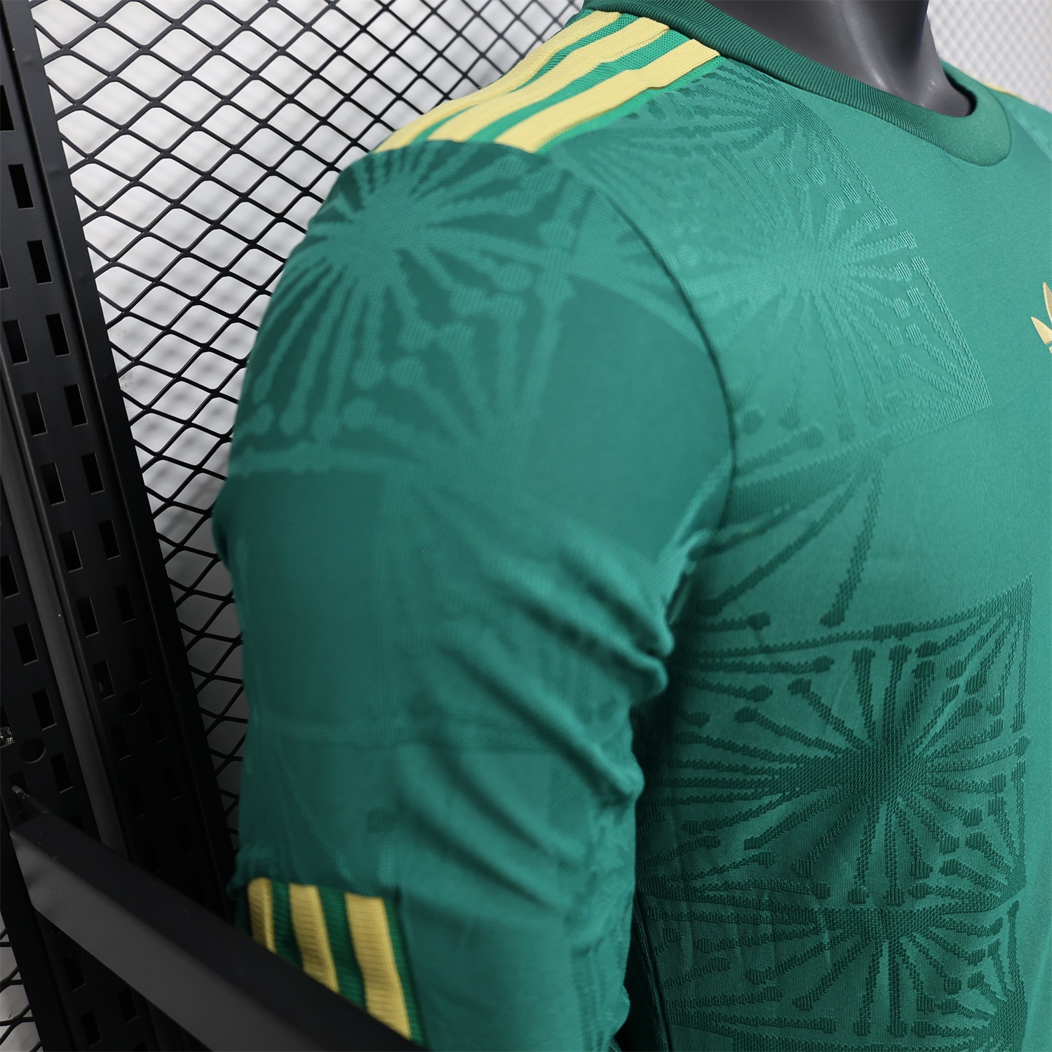 Mexico 2025 Gold Cup Green Long Sleeves Jersey - Player Version - Unitedfutballjersey