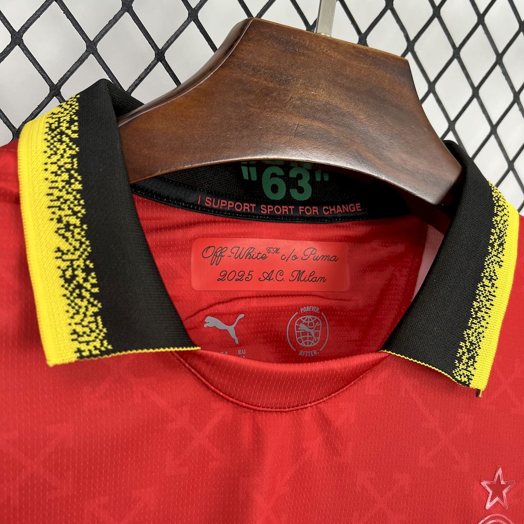 AC Milan 24-25 Red Green “Diavoli” Special Edition Jersey - Fans Version - Unitedfutballjersey