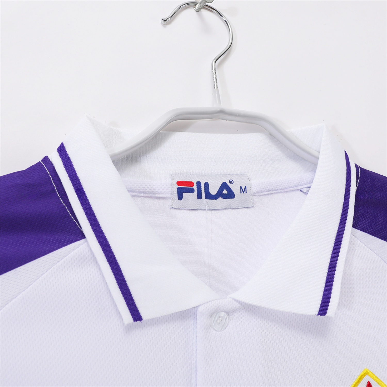 Retro Fiorentina 1998-99 Away White Jersey - Unitedfutballjersey