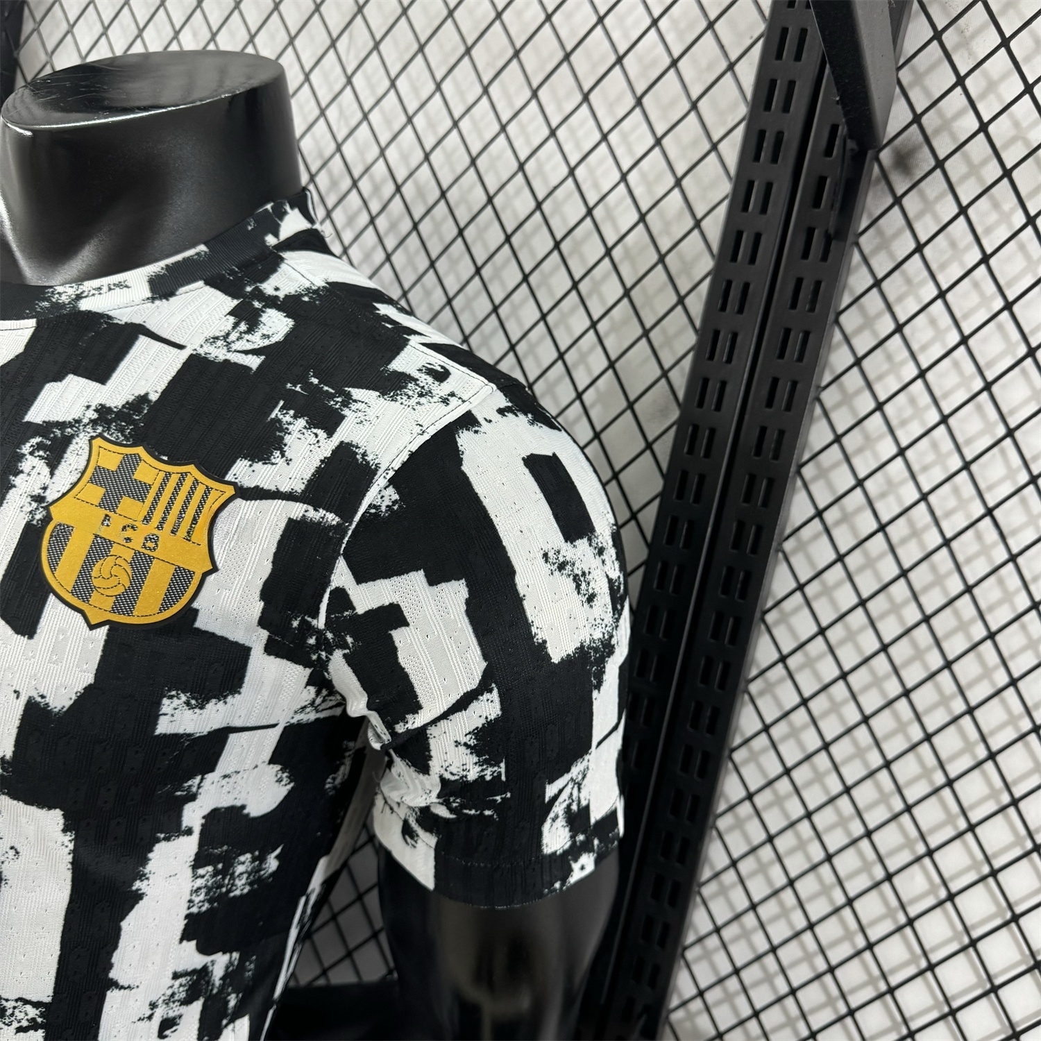 Barcelona 25-26 Unsponsored White & Black Letters Special Jersey - Player Version - Unitedfutballjersey