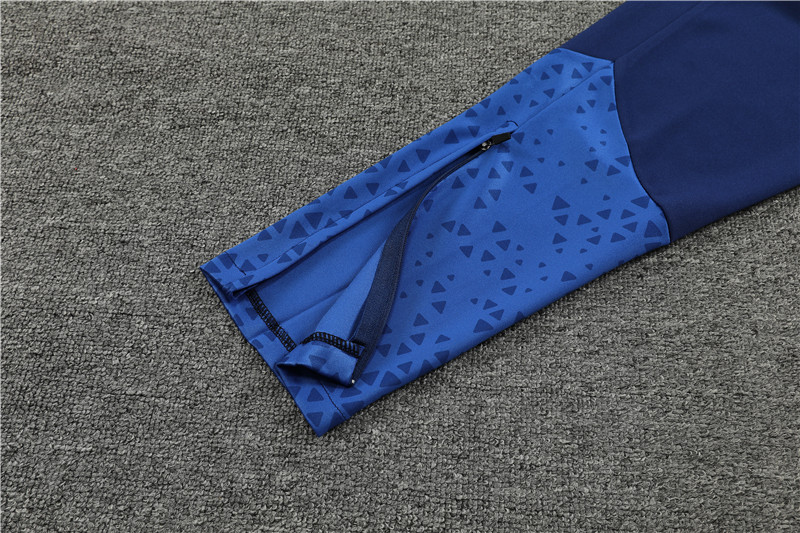 Marseille 23-24 Kids Long Sleeve Training Set Light Blue - Unitedfutballjersey