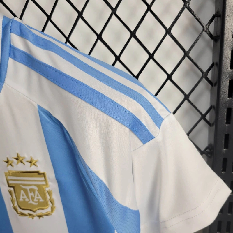 Argentina 2024 Home Stadium Kids Kit - Unitedfutballjersey