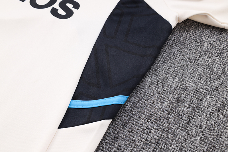 Manchester United 23-24 Long Sleeve Training Set -Off-White - Unitedfutballjersey