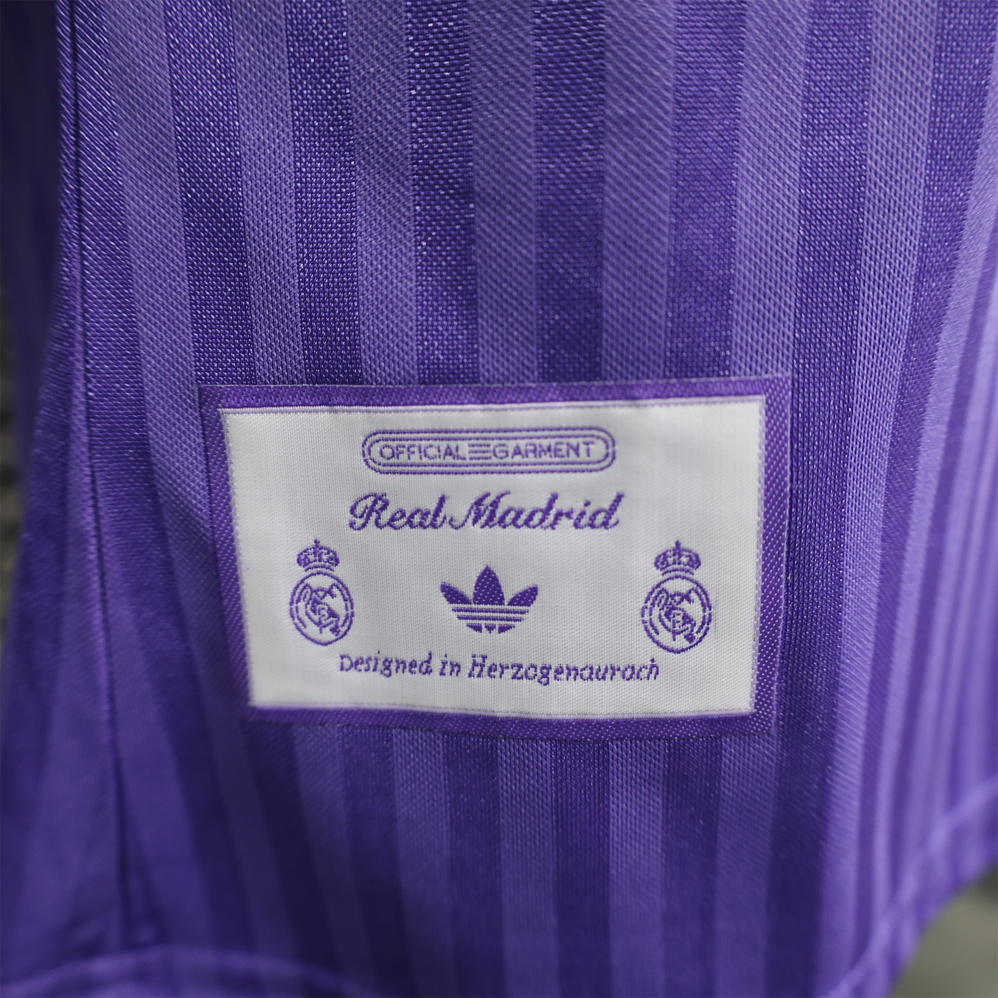 Real Madrid 2025 Purple Icon Retro Jersey - Player Version - Unitedfutballjersey