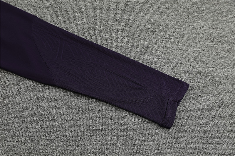 Paris Saint-Germain PSG 23-24 Kids Long Sleeve Training Set Blue -Purple - Unitedfutballjersey