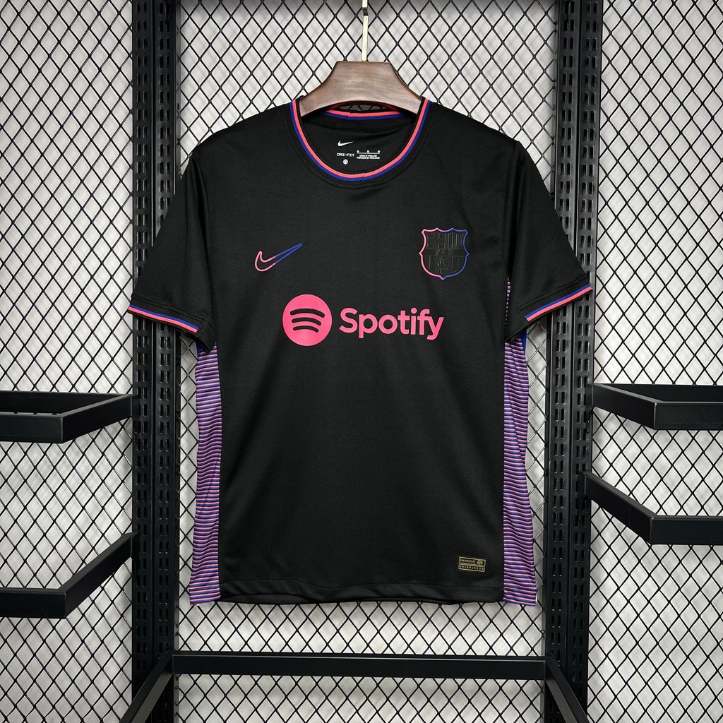 Barcelona 24-25 Black Pink Speical Jersey - Fans Version - Unitedfutballjersey