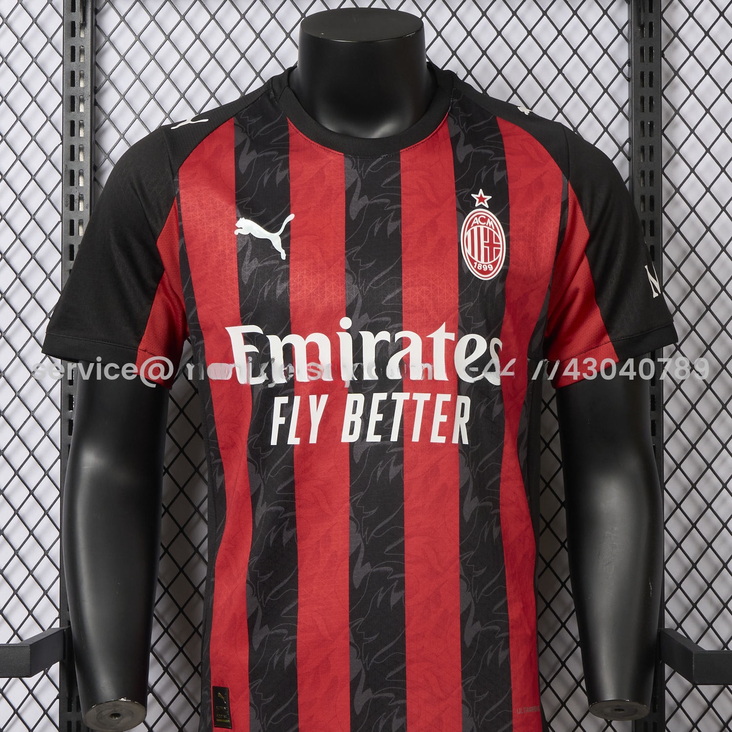 AC Milan 25-26 Home Jersey - Player Version - Unitedfutballjersey
