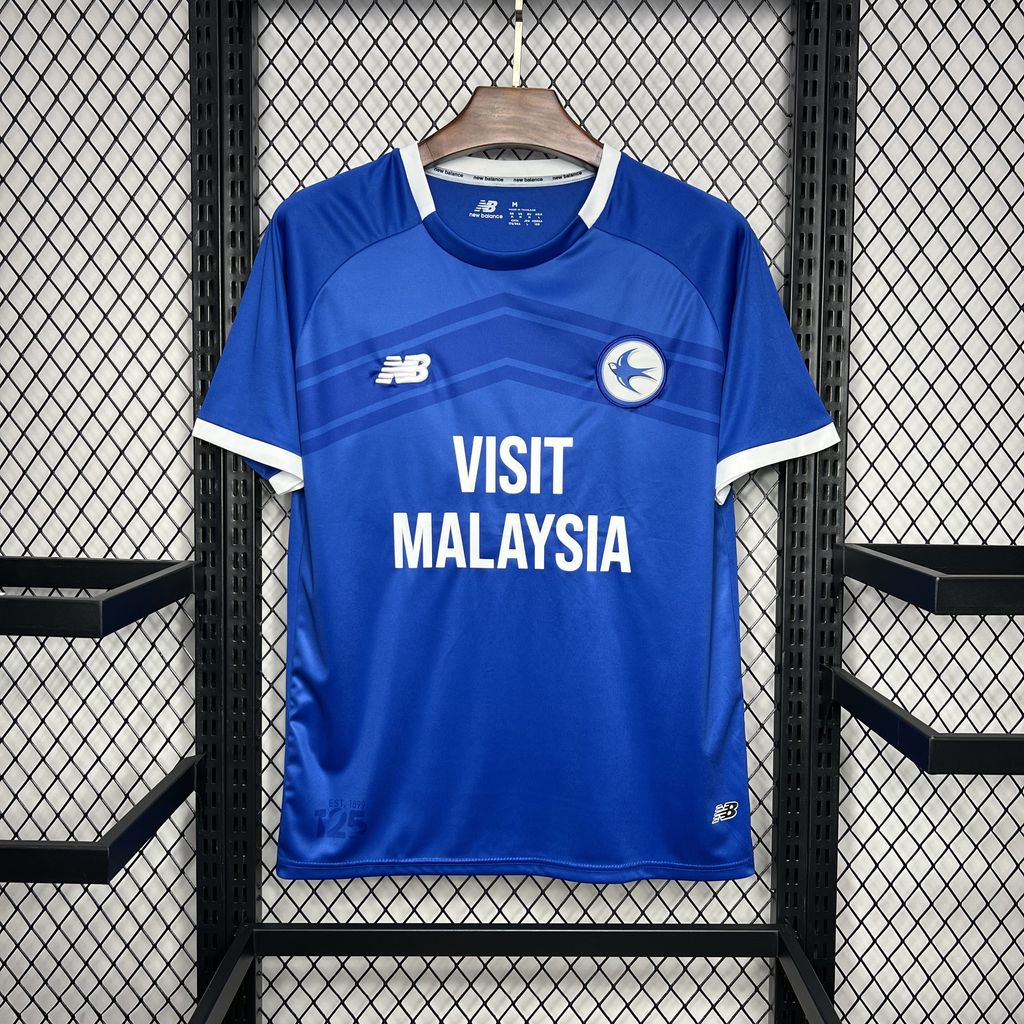Cardiff City 24-25 Home Stadium Jersey - Fans Version - Unitedfutballjersey