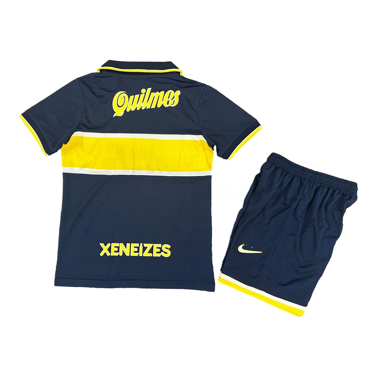 Retro Boca Juniors 1996-97 Home Kids Kit - Unitedfutballjersey