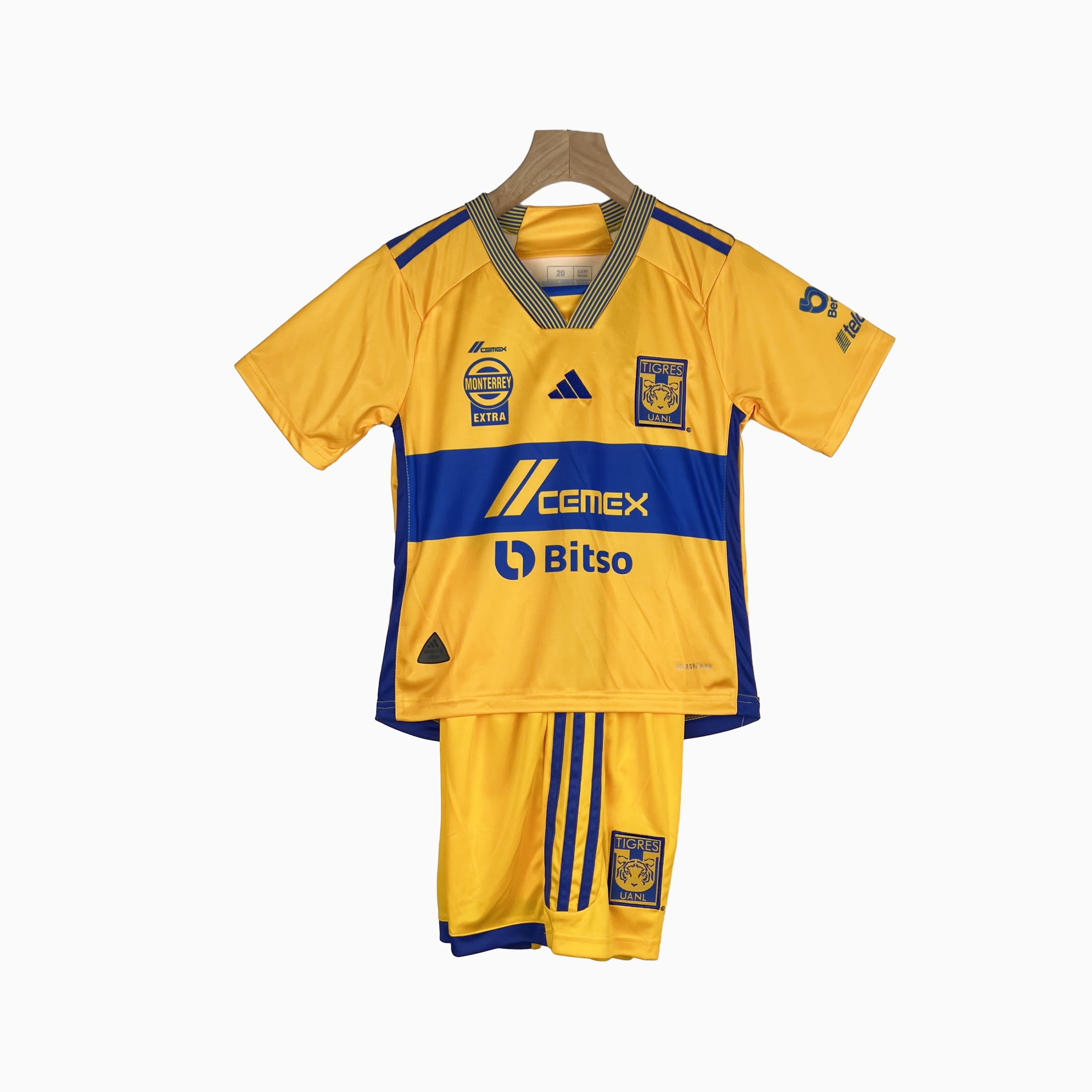 Tigres UANL 23-24 Home Stadium Kids Kit - Unitedfutballjersey