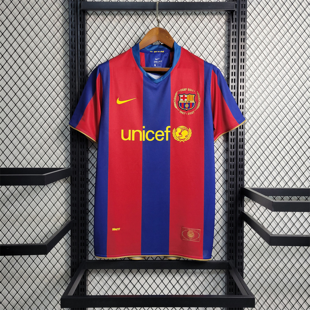 B.A.R.S.A Retro 07-08 Home Stadium Jersey - Unitedfutballjersey