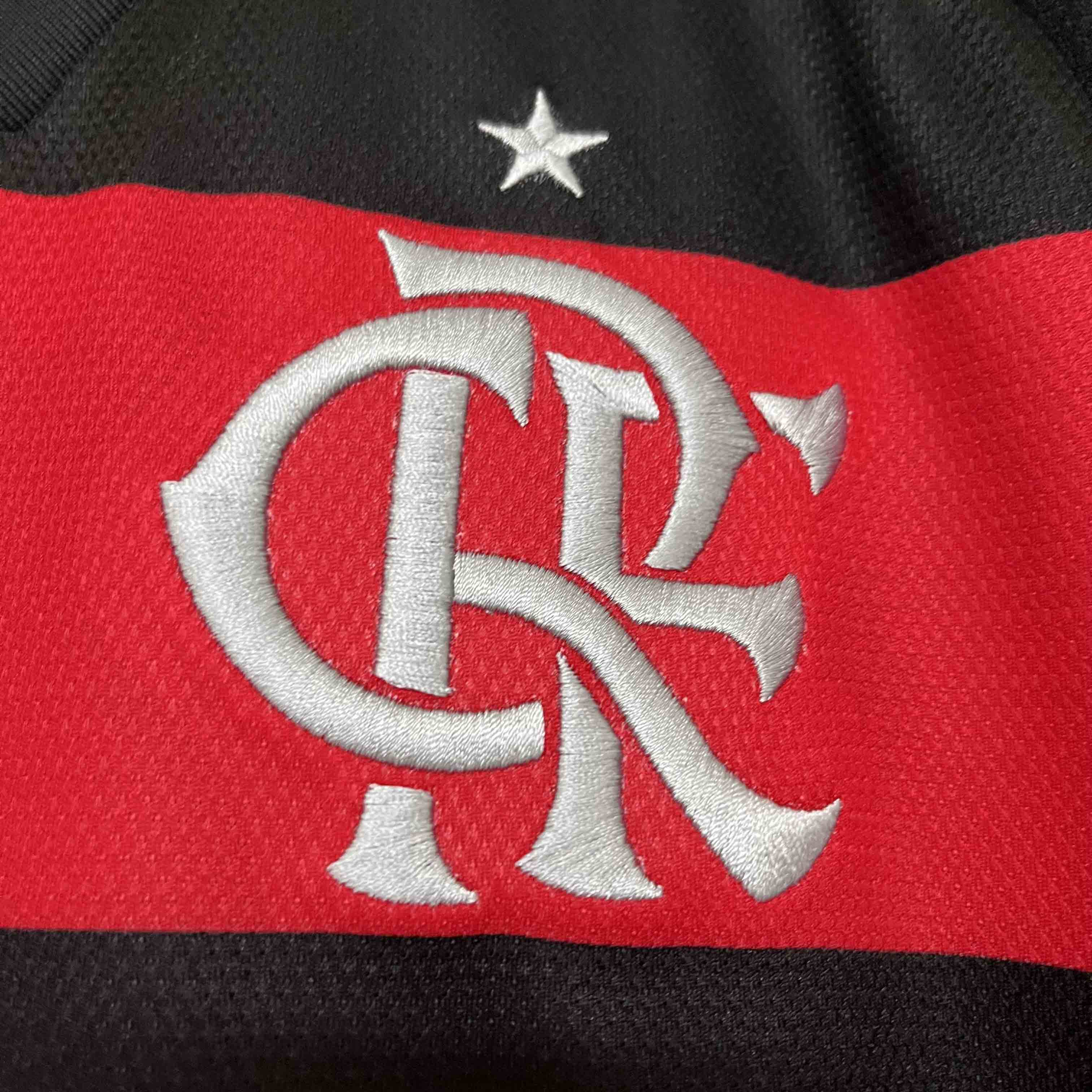 Flamengo 2024 Home Stadium Jersey With All Sponsor - Fans Version - Unitedfutballjersey