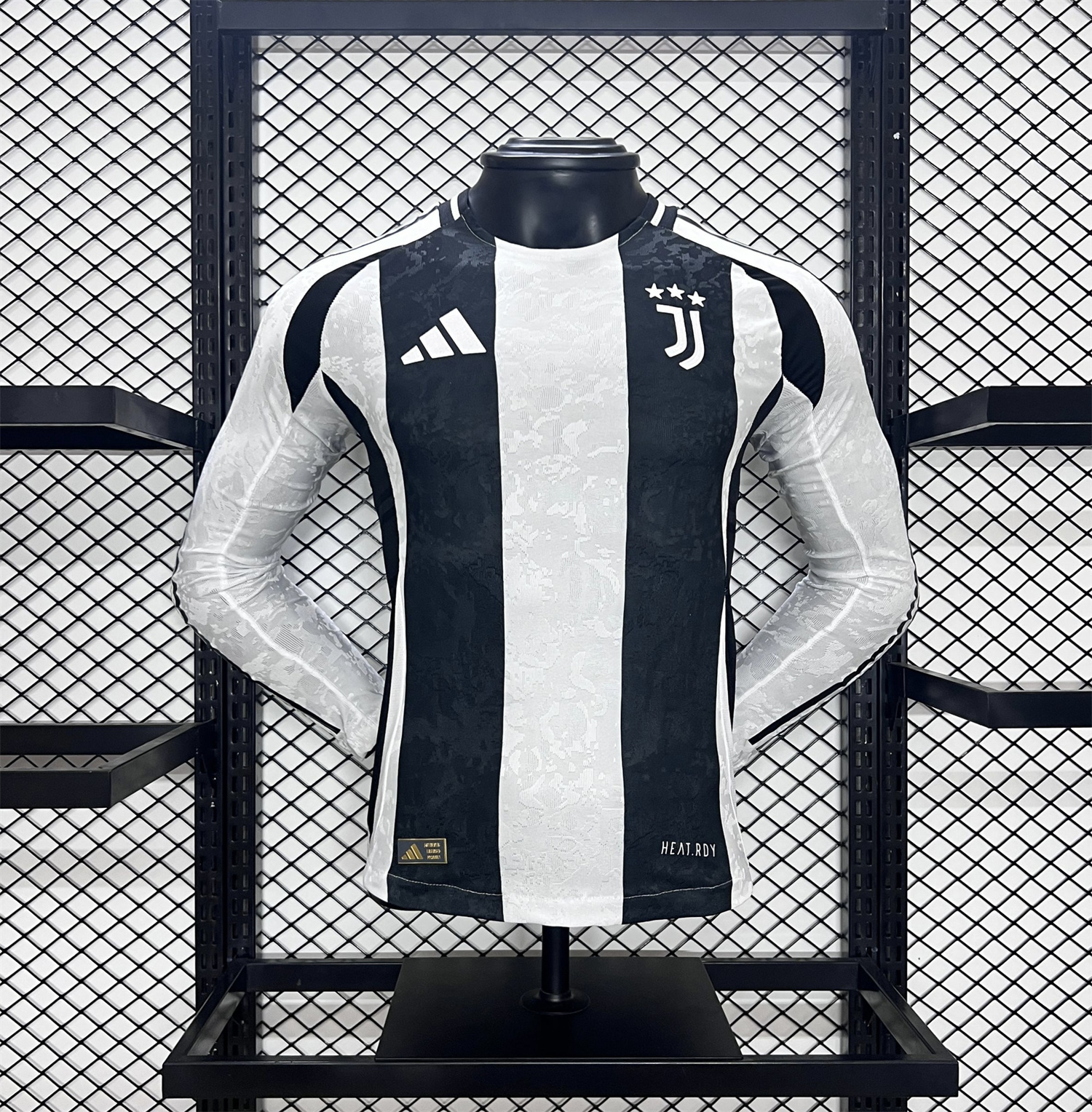 Juventus 24-25 Home Long Sleeve Jersey - Player Version - Unitedfutballjersey