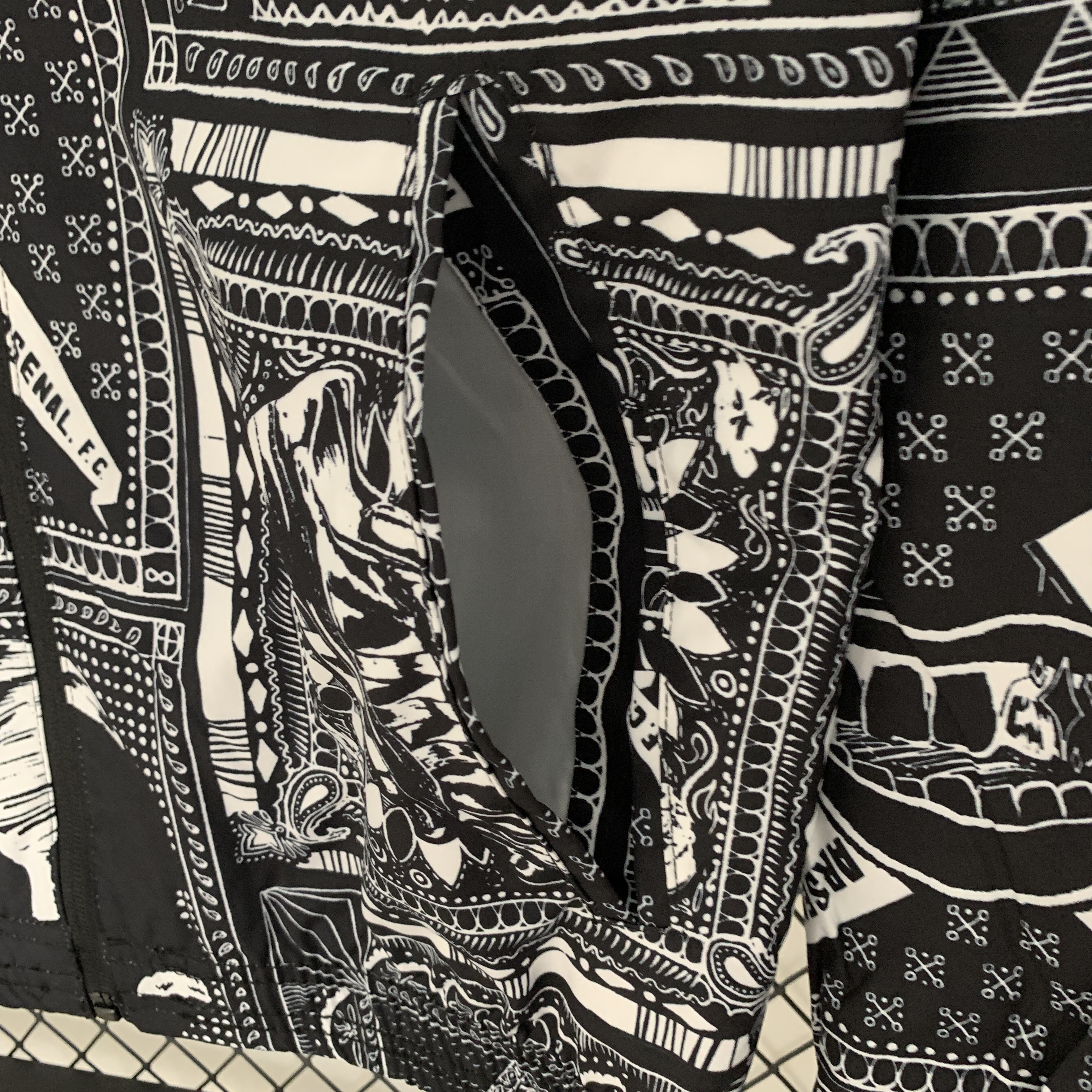 Arsenal x I-a-n.W-r-i-g-h-t Limited Edition 23-24 Player Reversible Windbreaker - Unitedfutballjersey