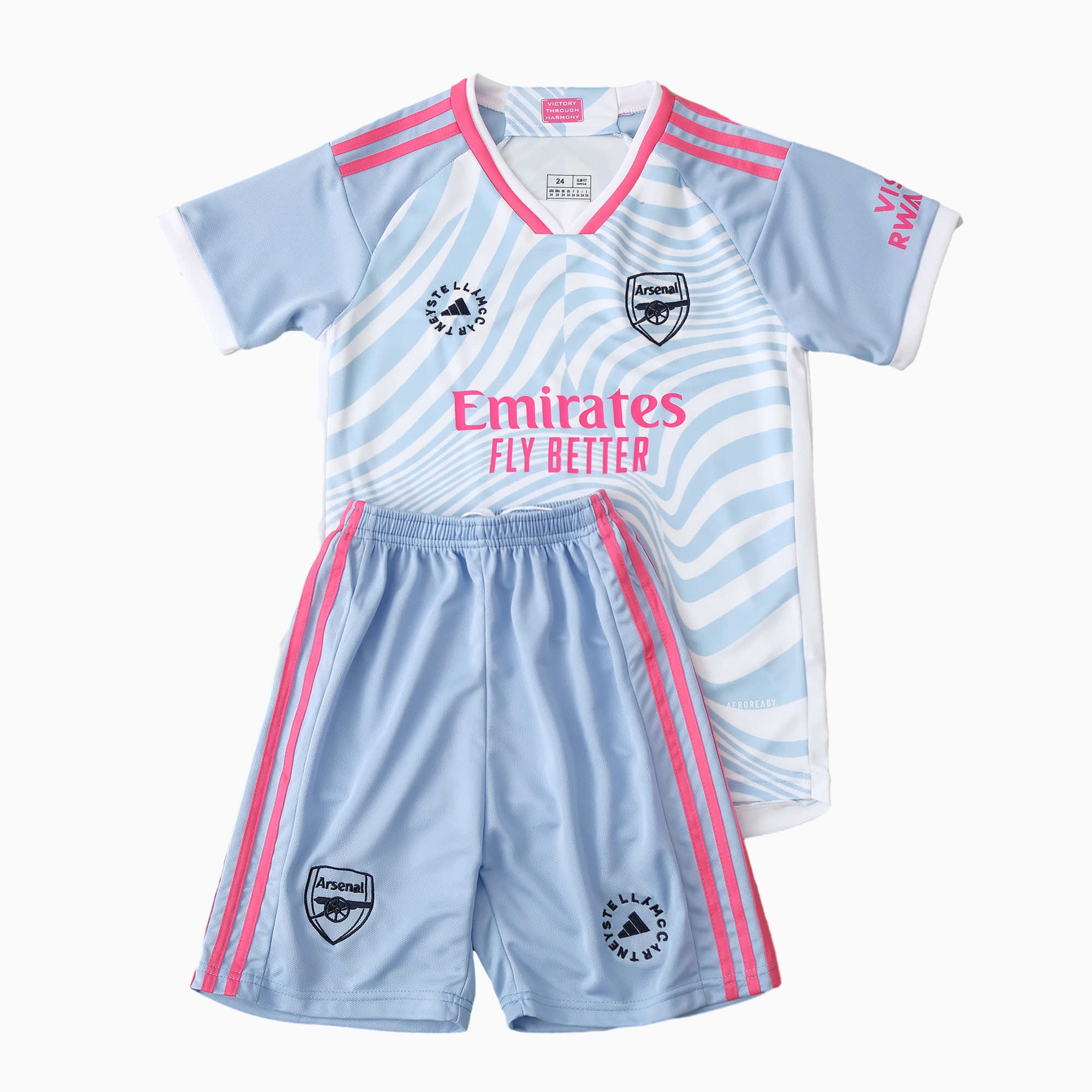 Arsenal X SM 23-24 Special Edition Kids Kit - Unitedfutballjersey