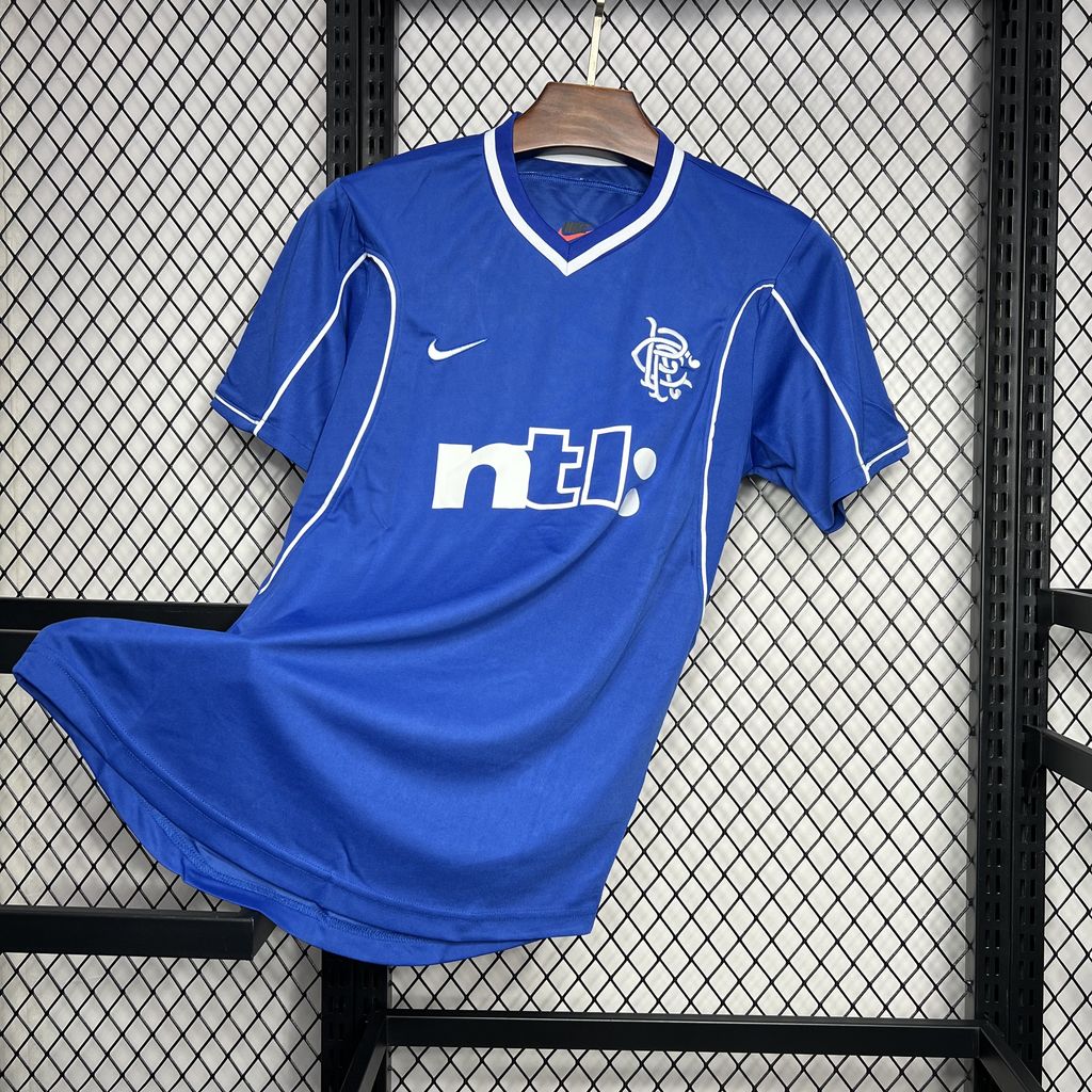 Retro Glasgow Rangers 1999-01 Home Stadium Jersey - Unitedfutballjersey