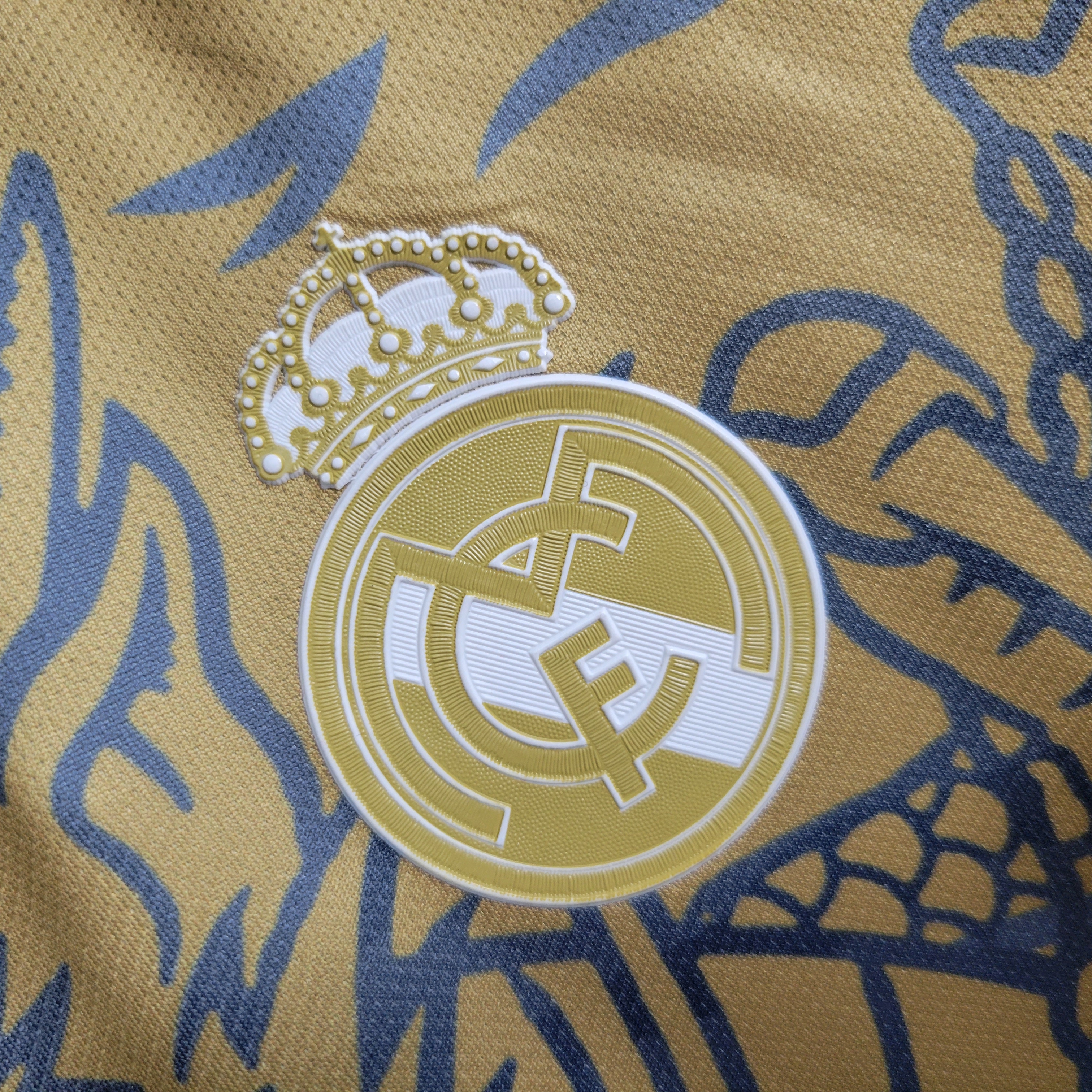 Real Madrid 23-24 Yellow Dragon Special Edition Jersey - Fans Version - Unitedfutballjersey